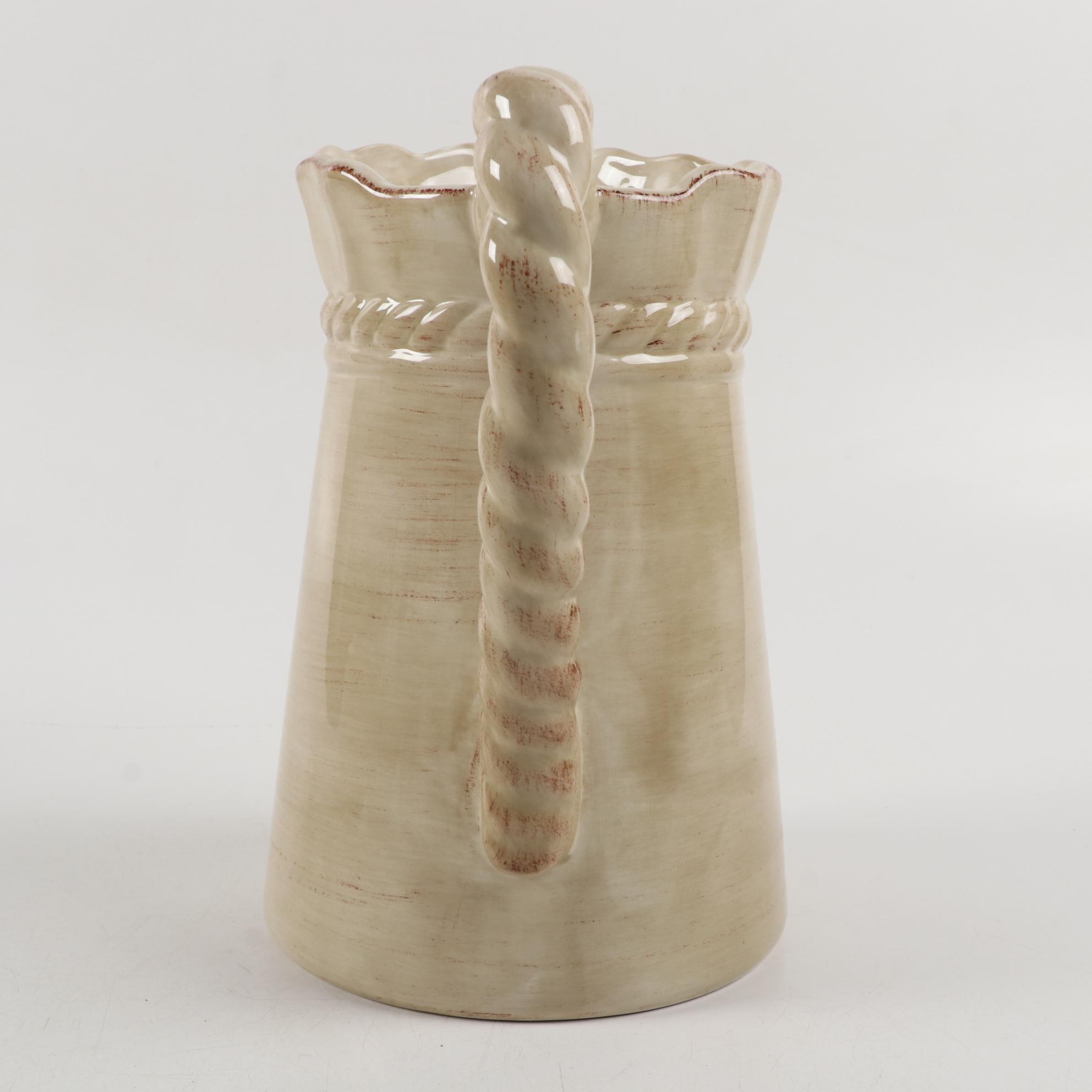 Z Gallerie "Lucca" Hand-Painted Ceramic Dinnerware