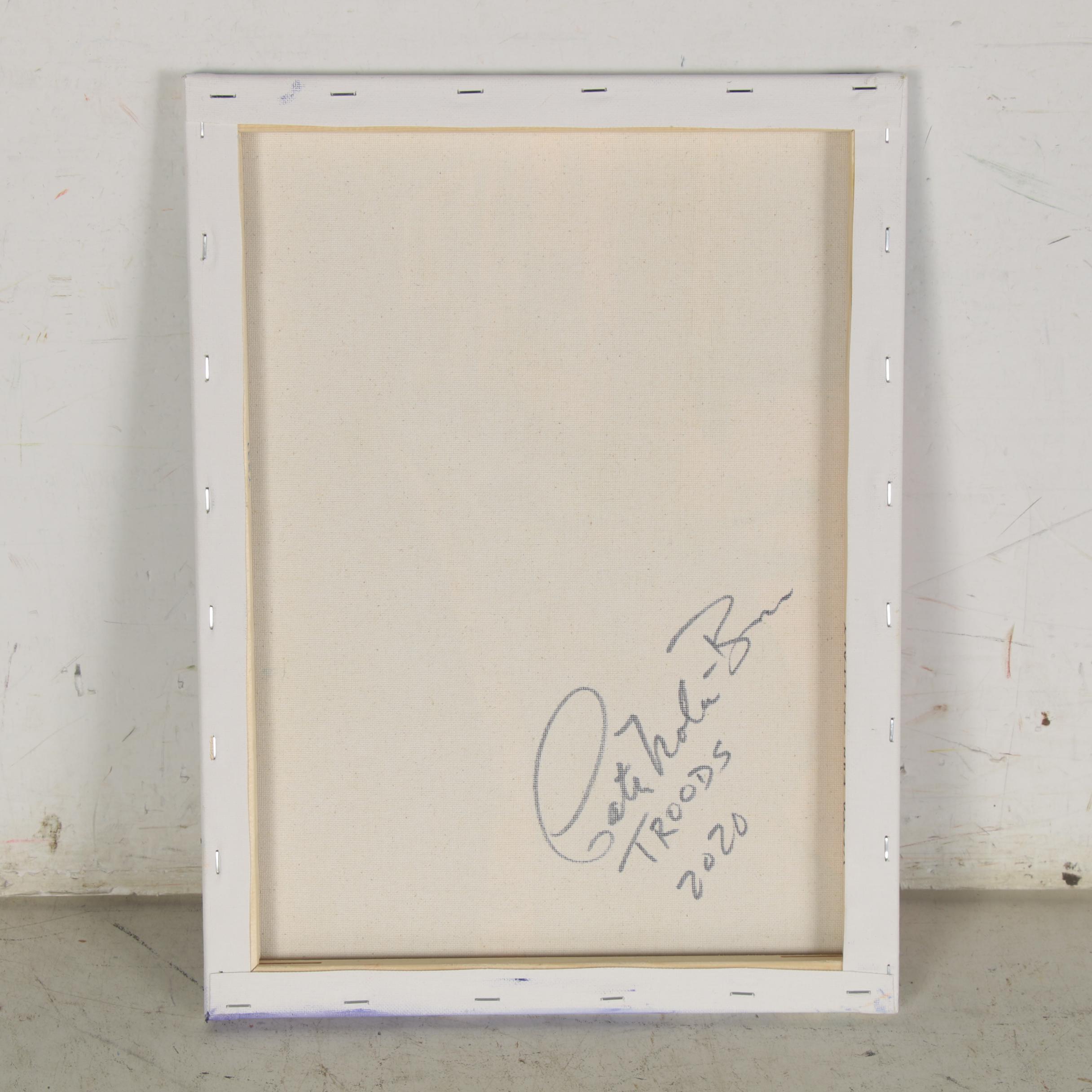 Patricia Nolan-Brown Oil Painting "Vespa Fun in Italy," 2020