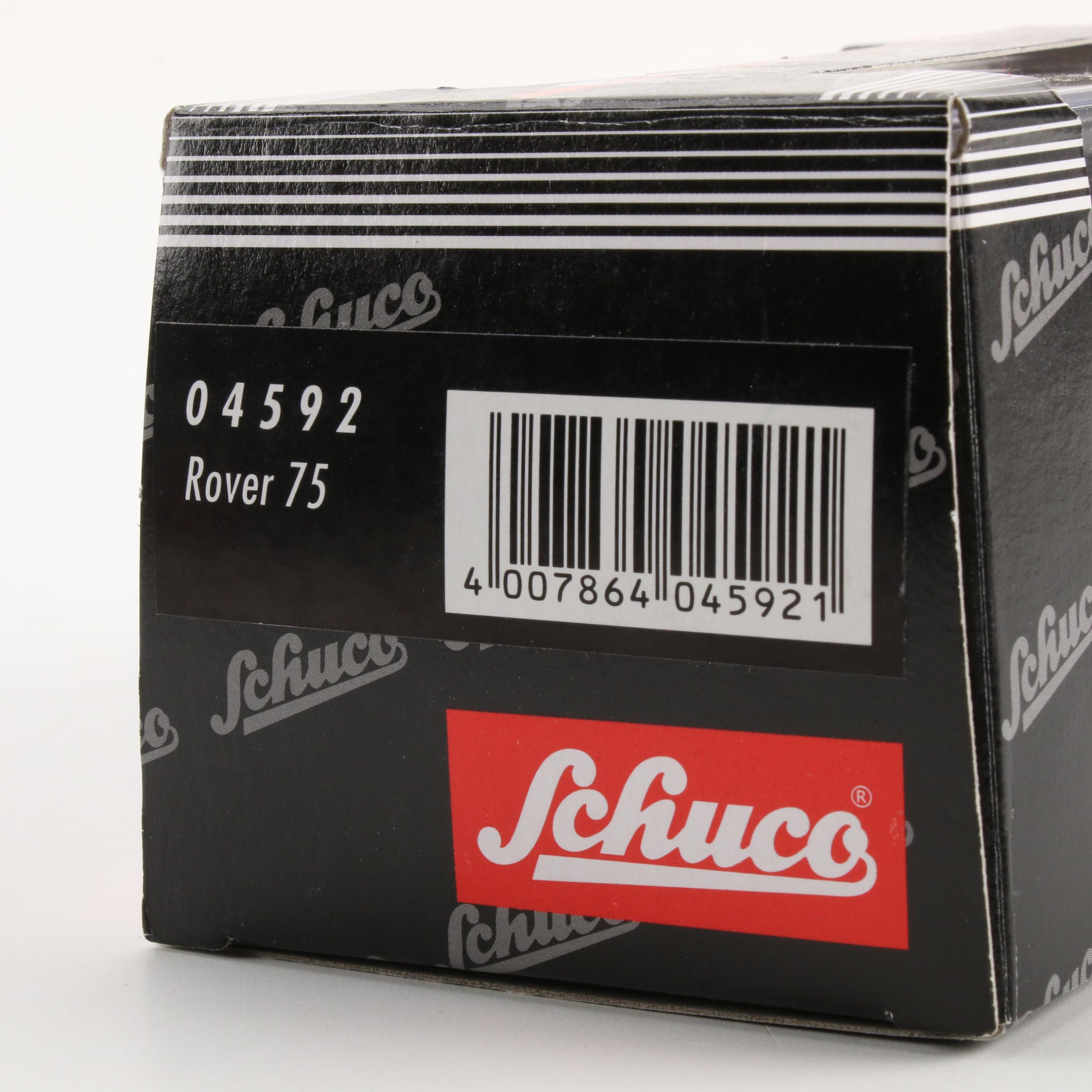 Schuco Die Cast Vehicles Including Rover 75, Cabrio, Mercedes V 230, and More