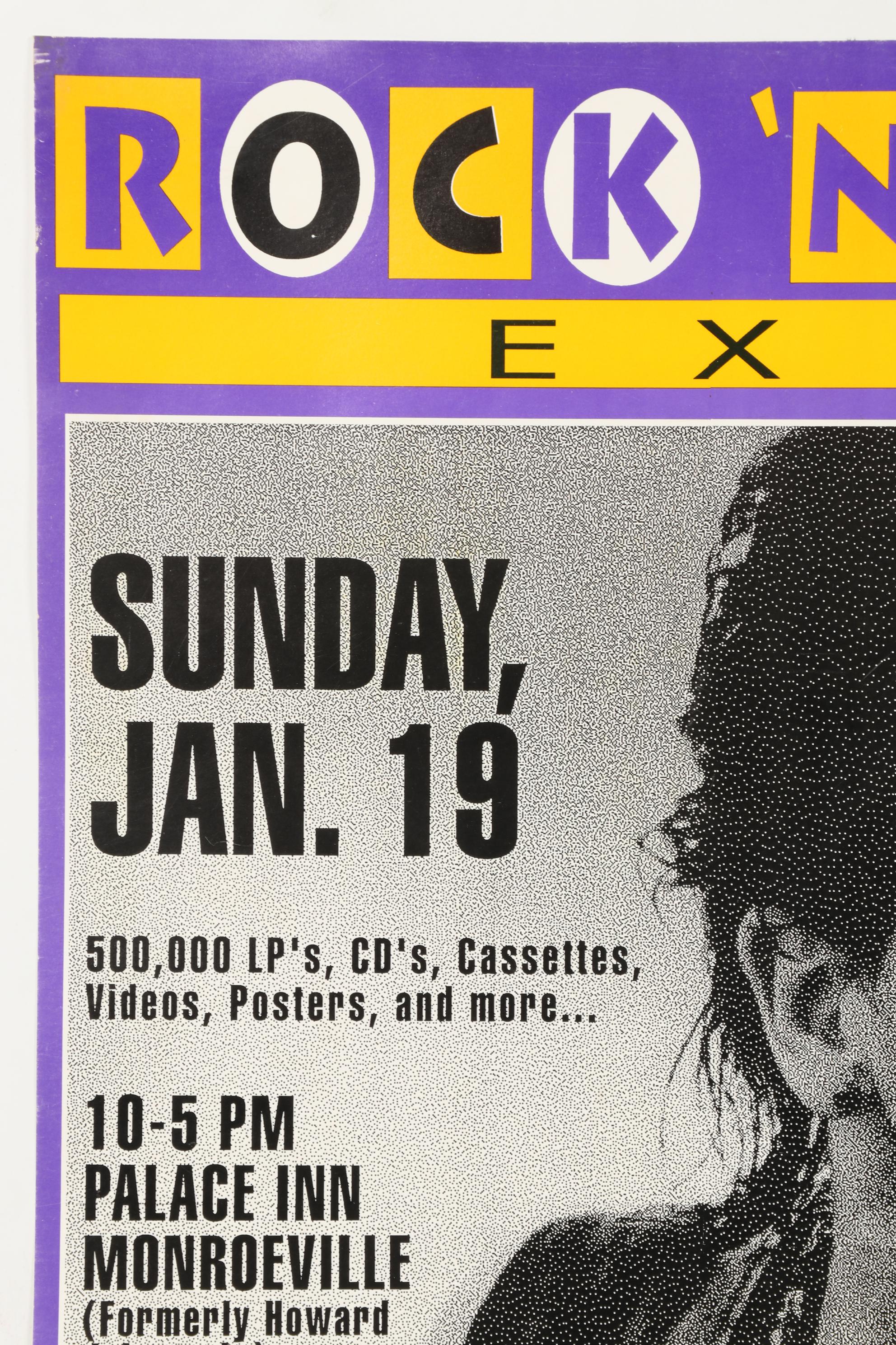 Bono Commemorative Pittsburgh Rock 'N Roll Expo Poster