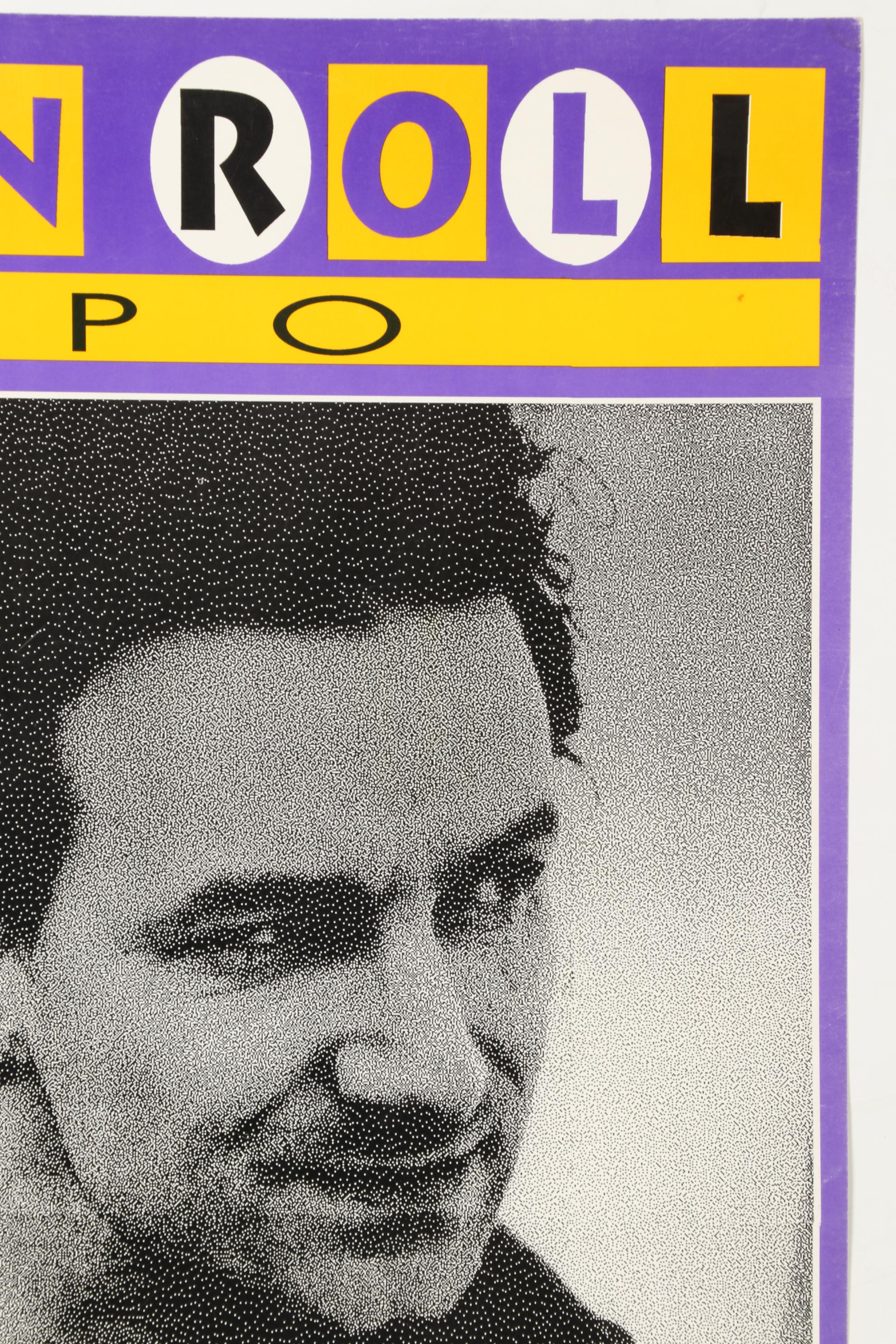 Bono Commemorative Pittsburgh Rock 'N Roll Expo Poster