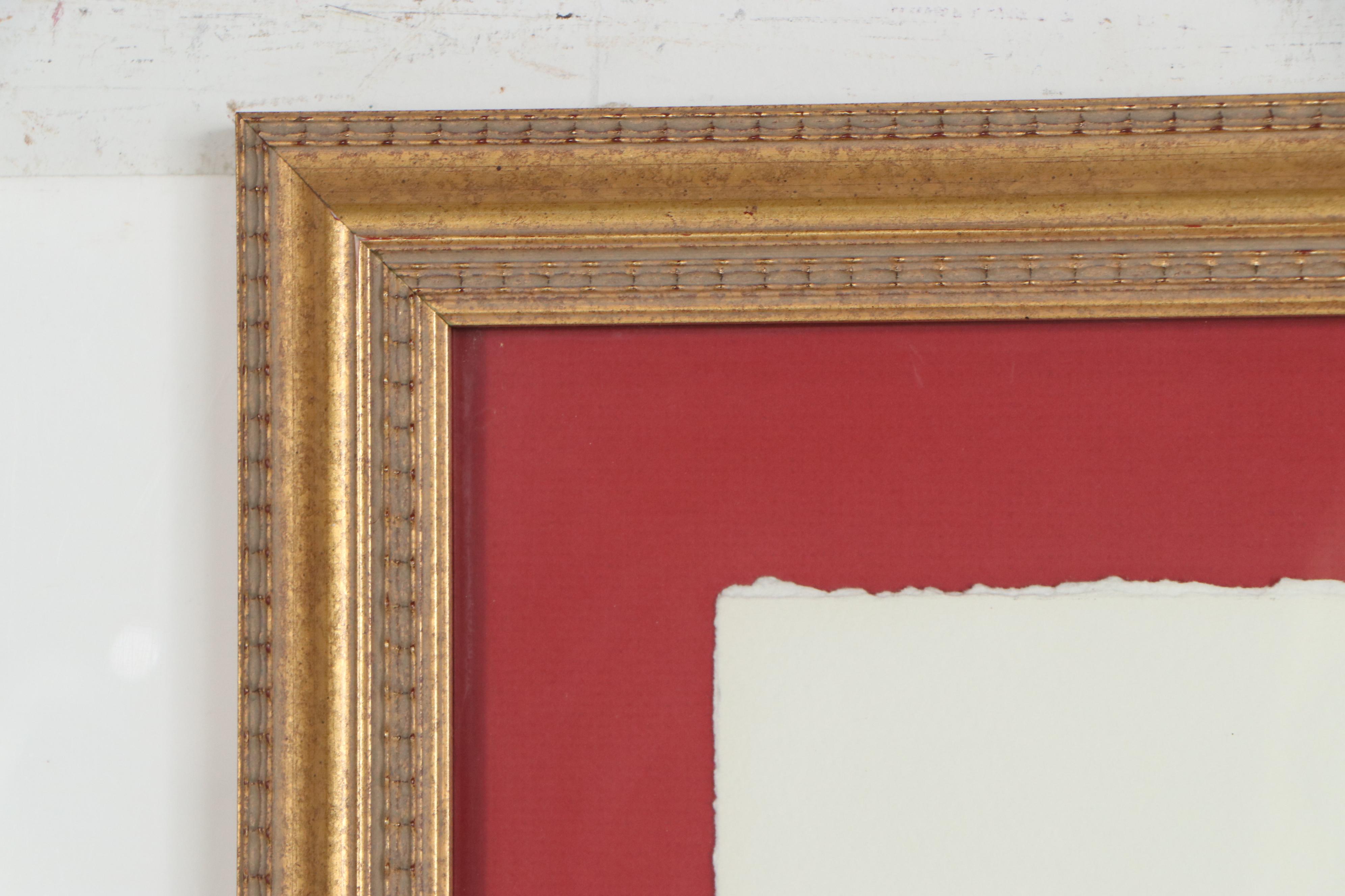 Joe Hruby Monoprint Portrait of Man, 21st Century