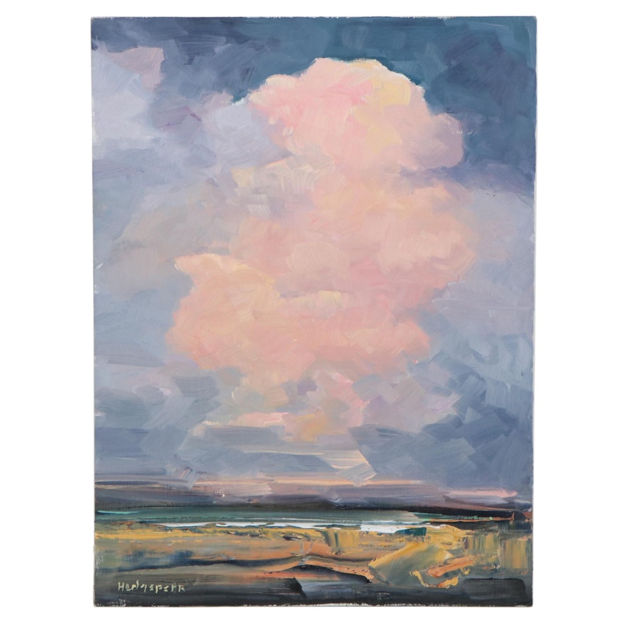 Stephen Hedgepeth Oil Painting "Ocean Clouds," 2020