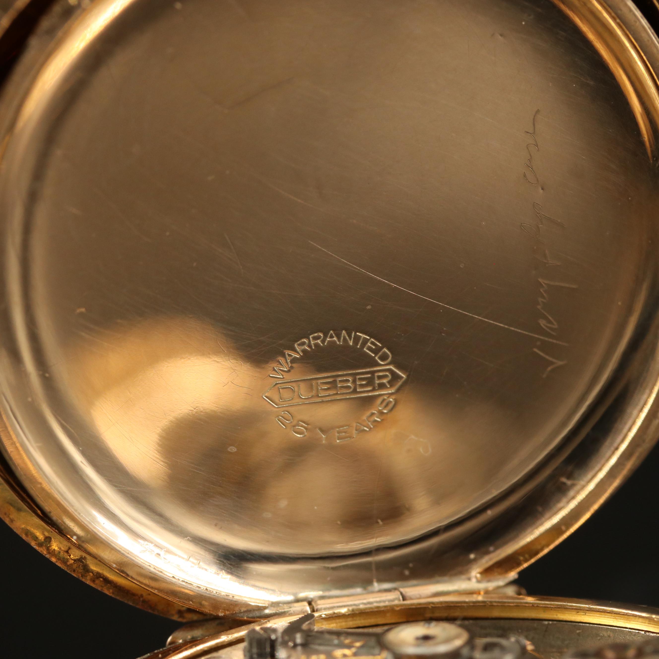 1912 Hampden Gold Filled Pocket Watch