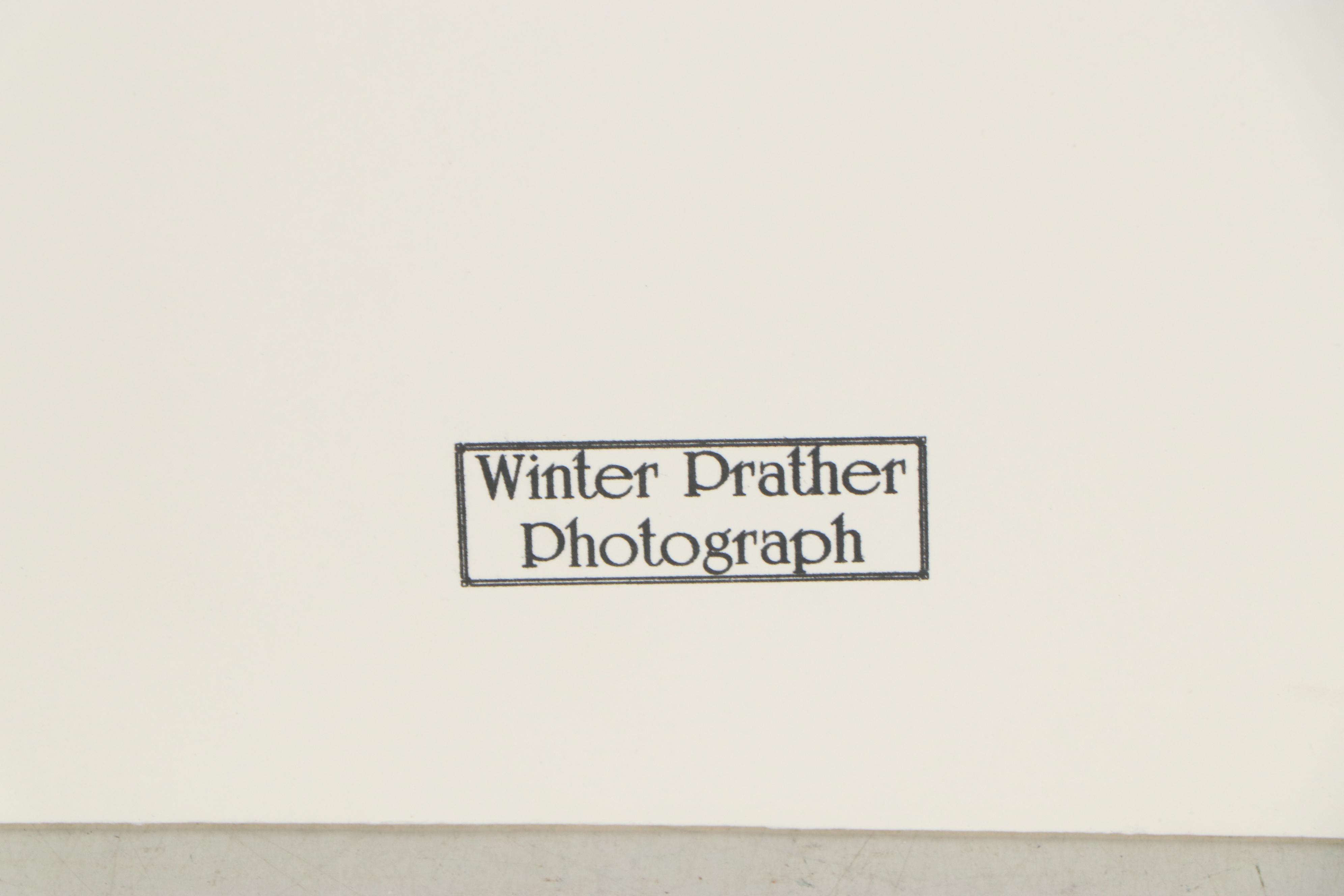 Winter Phillips Prather Silver Gelatin Photograph and Photography Book