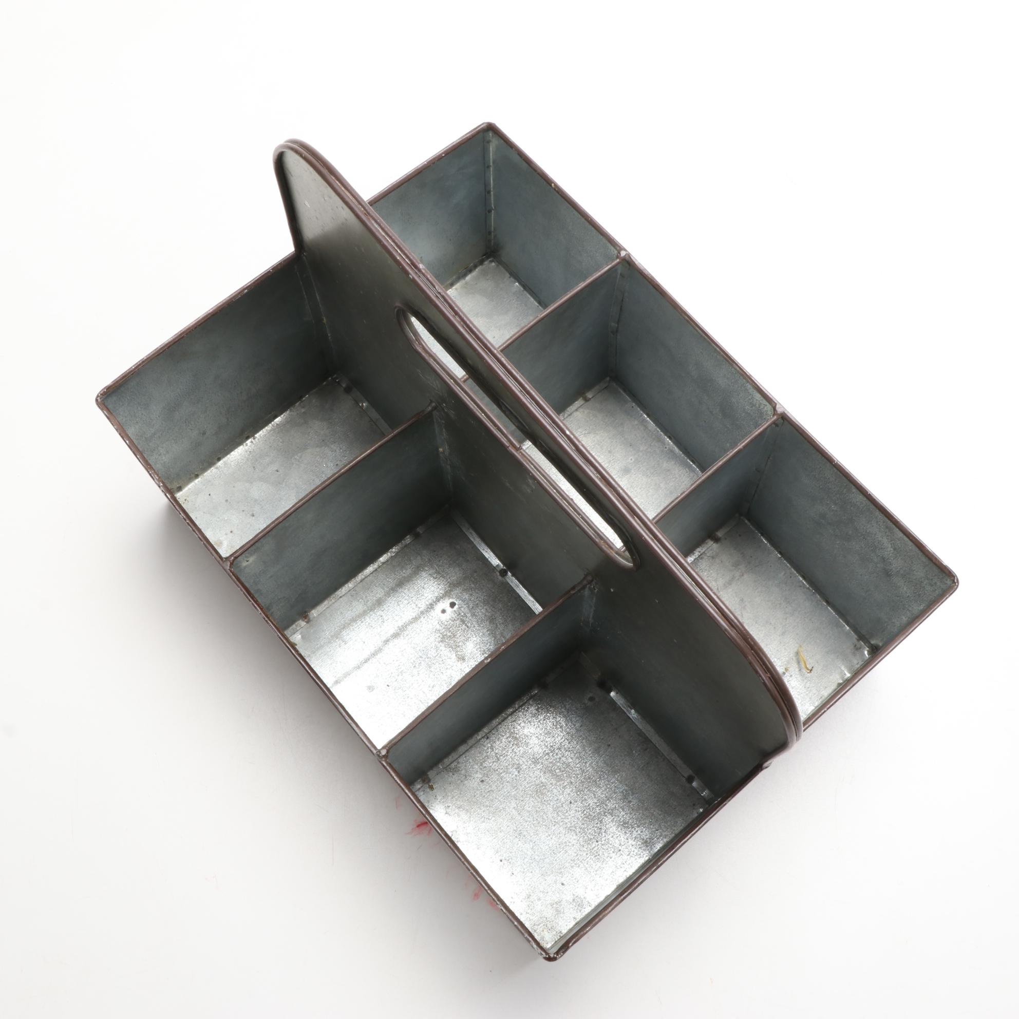 Galvanized Tin Farmhouse Serveware and Other Decorative Accents