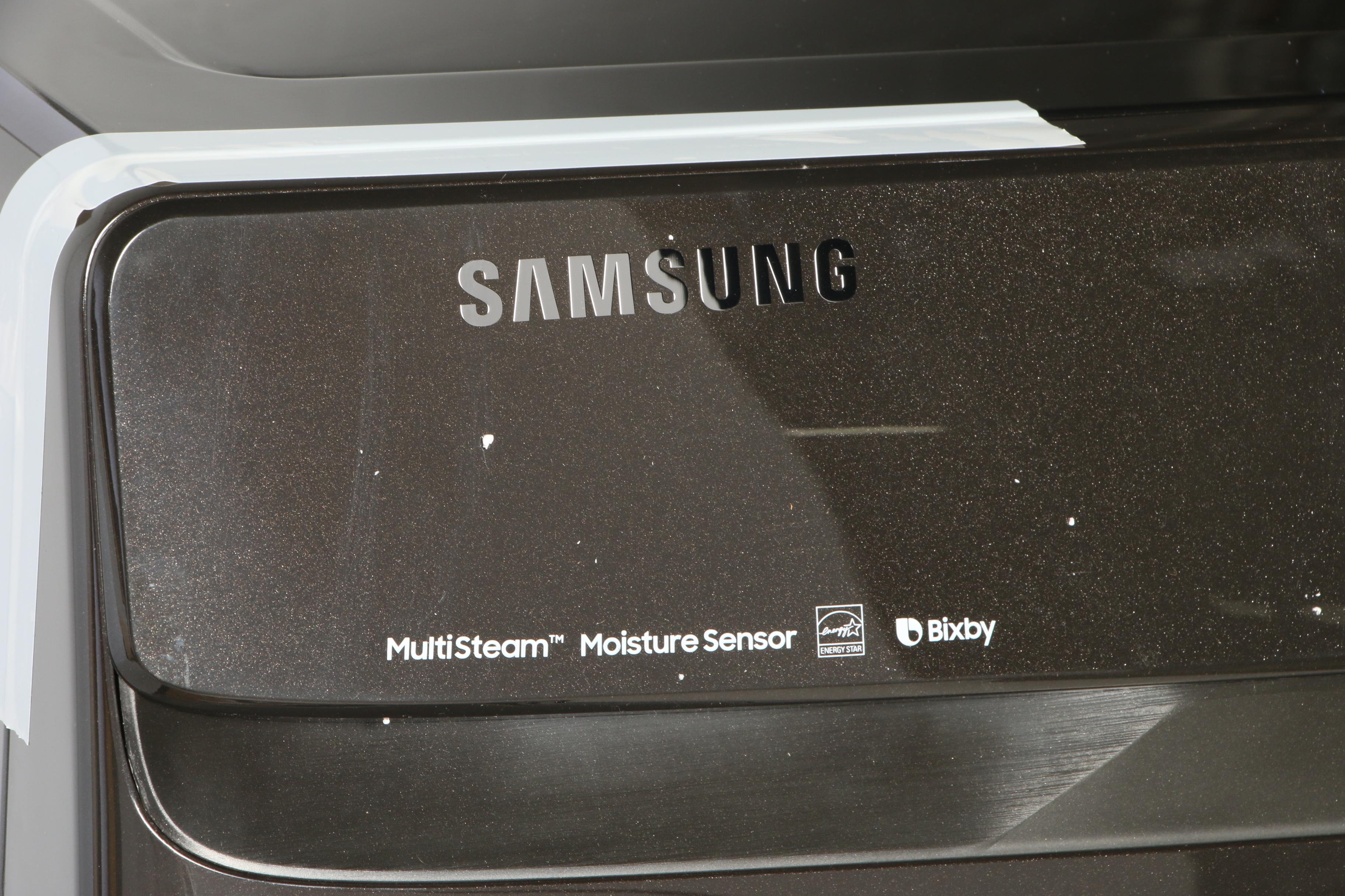 Samsung Black Stainless Steel 7.5 Cu.Ft. Wi-Fi Enabled Electric Dryer with Steam