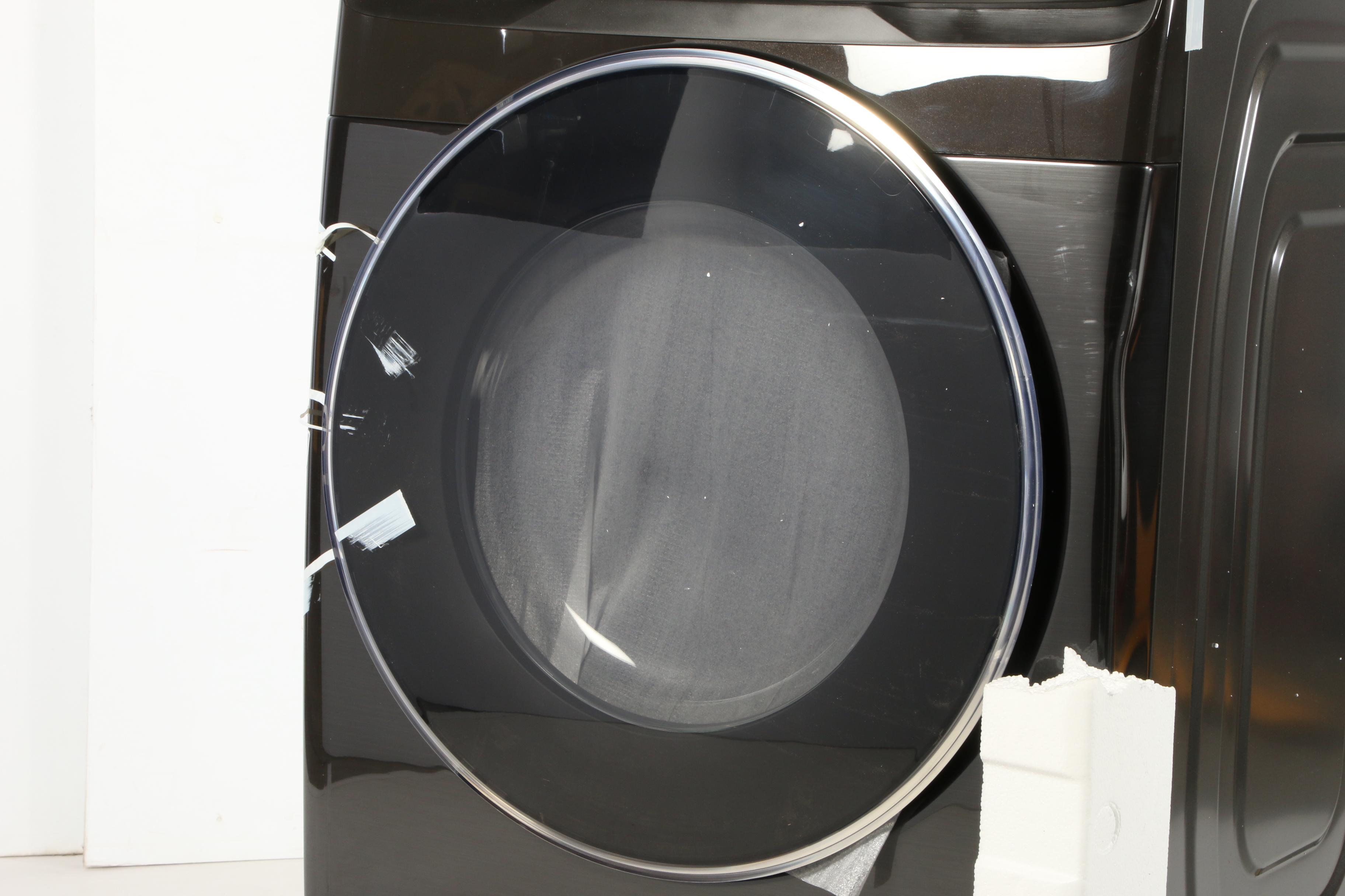 Samsung Black Stainless Steel 7.5 Cu.Ft. Wi-Fi Enabled Electric Dryer with Steam