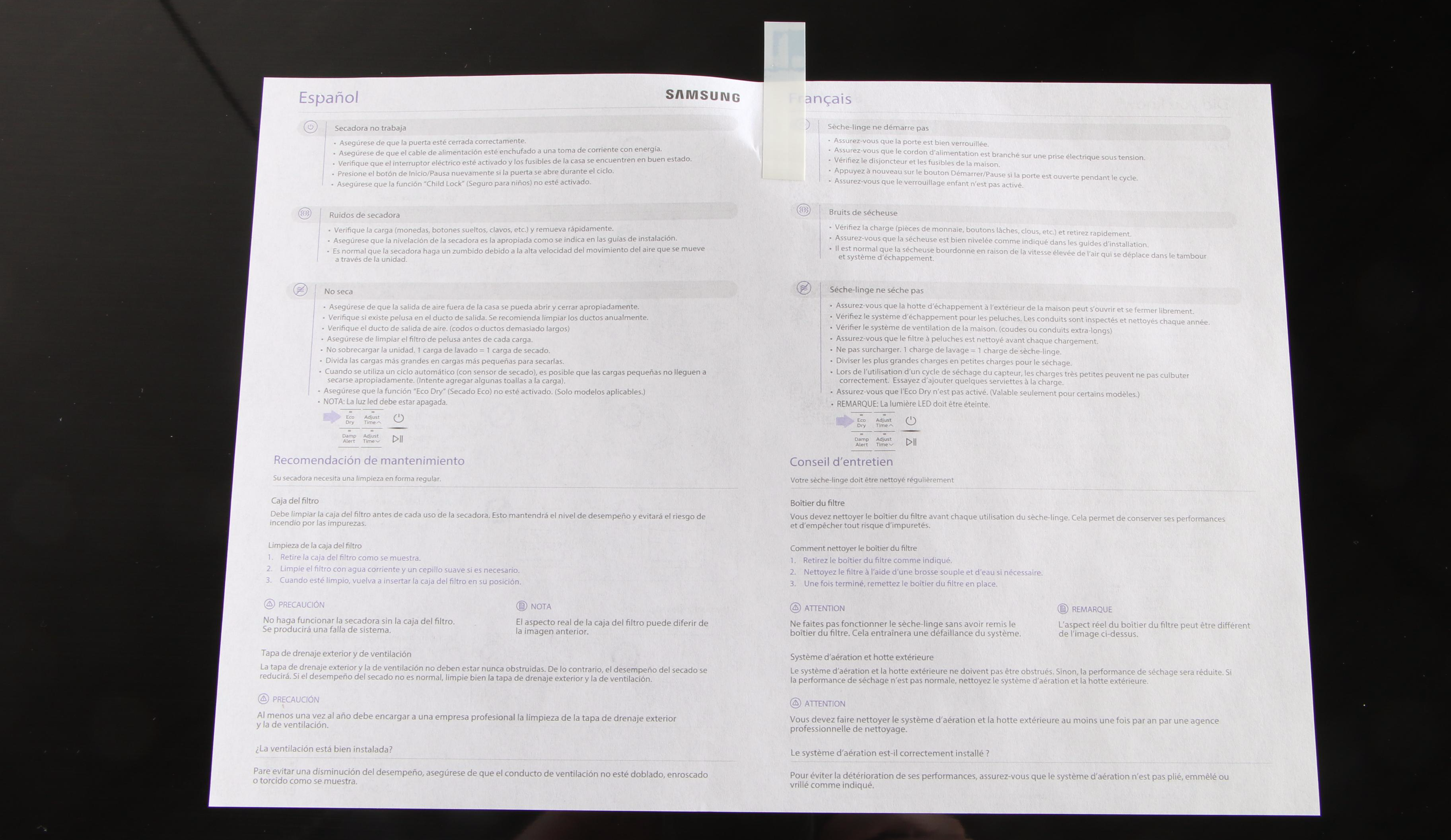 Samsung Black Stainless Steel 7.5 Cu.Ft. Wi-Fi Enabled Electric Dryer with Steam