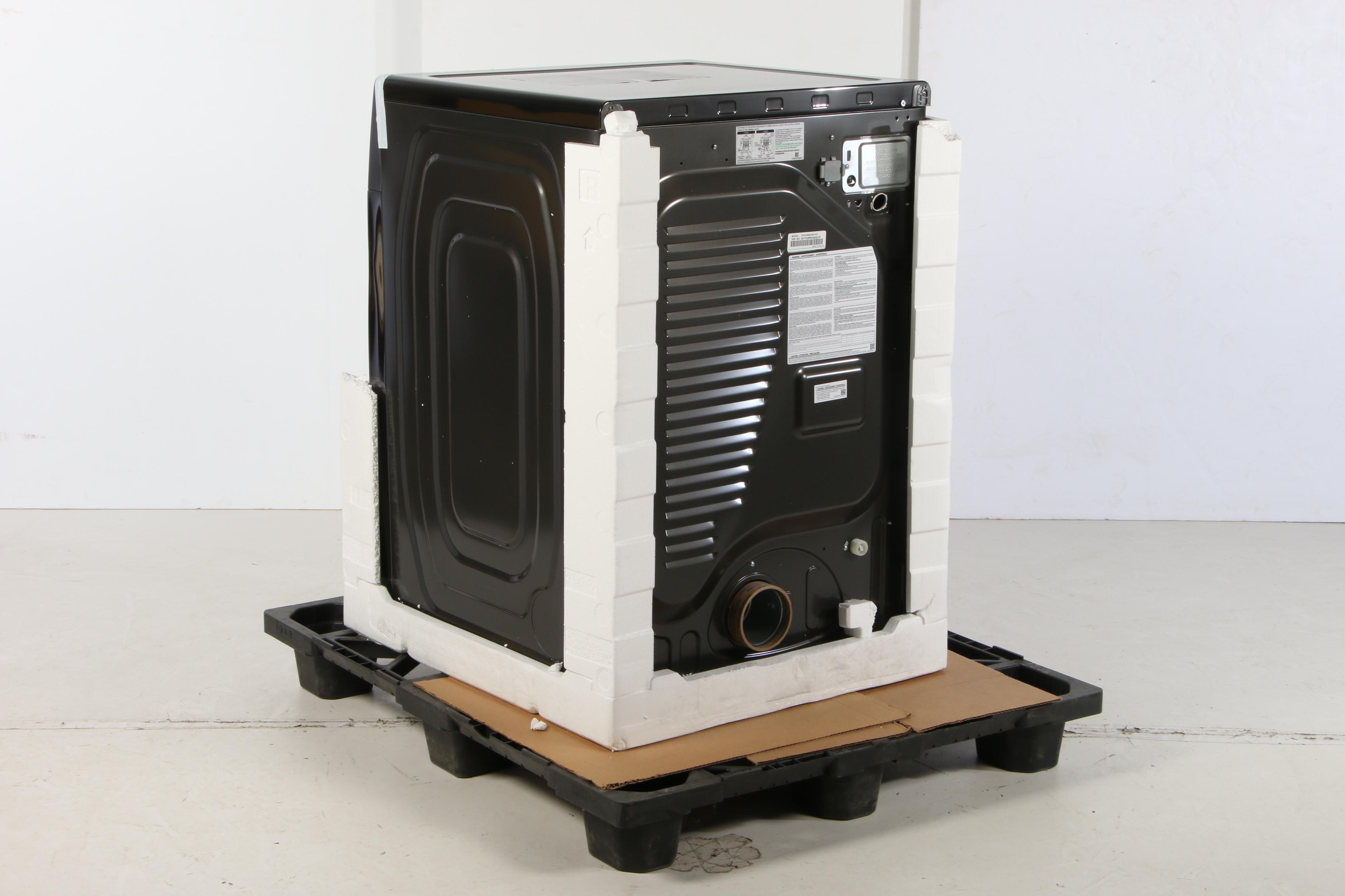 Samsung Black Stainless Steel 7.5 Cu.Ft. Wi-Fi Enabled Electric Dryer with Steam