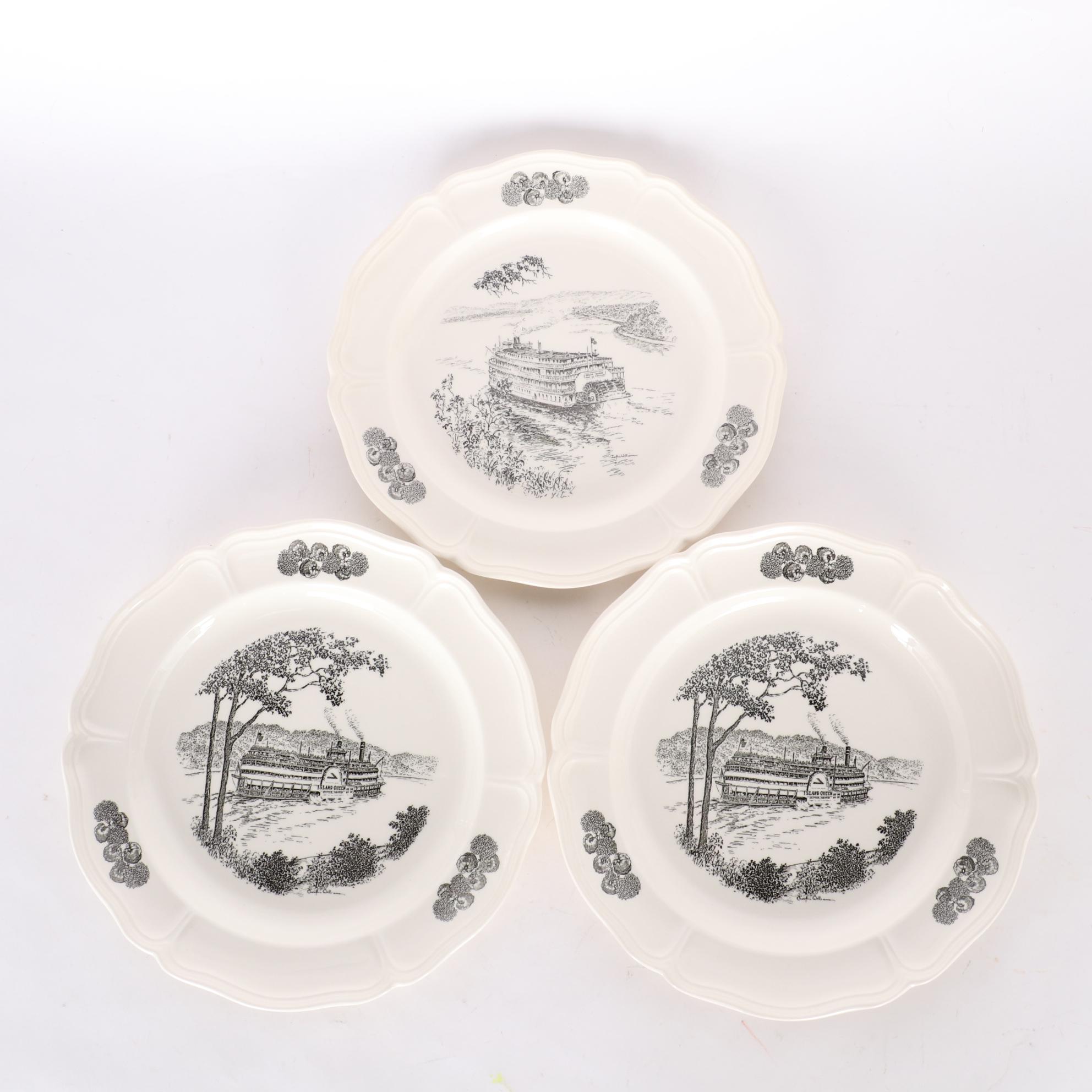 Wedgwood Caroline Williams "Views of Cincinnati" Collector's Plates and Books