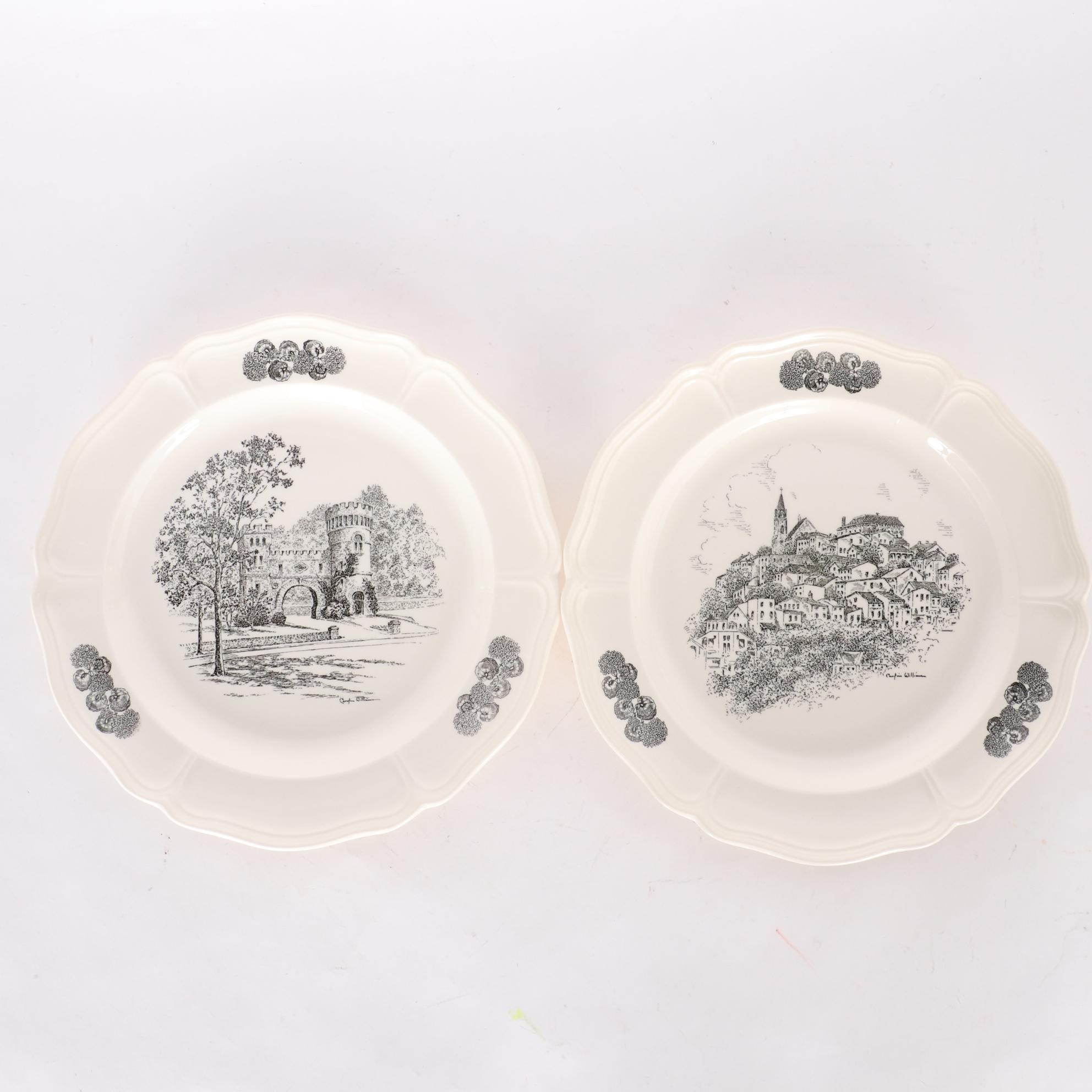 Wedgwood Caroline Williams "Views of Cincinnati" Collector's Plates and Books