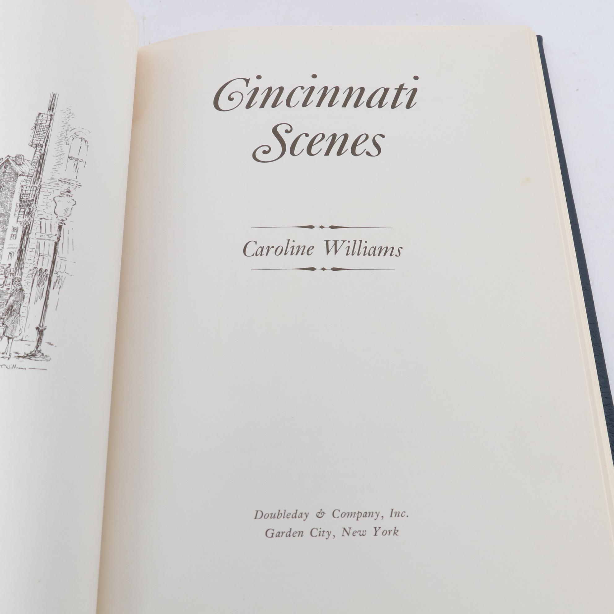 Wedgwood Caroline Williams "Views of Cincinnati" Collector's Plates and Books