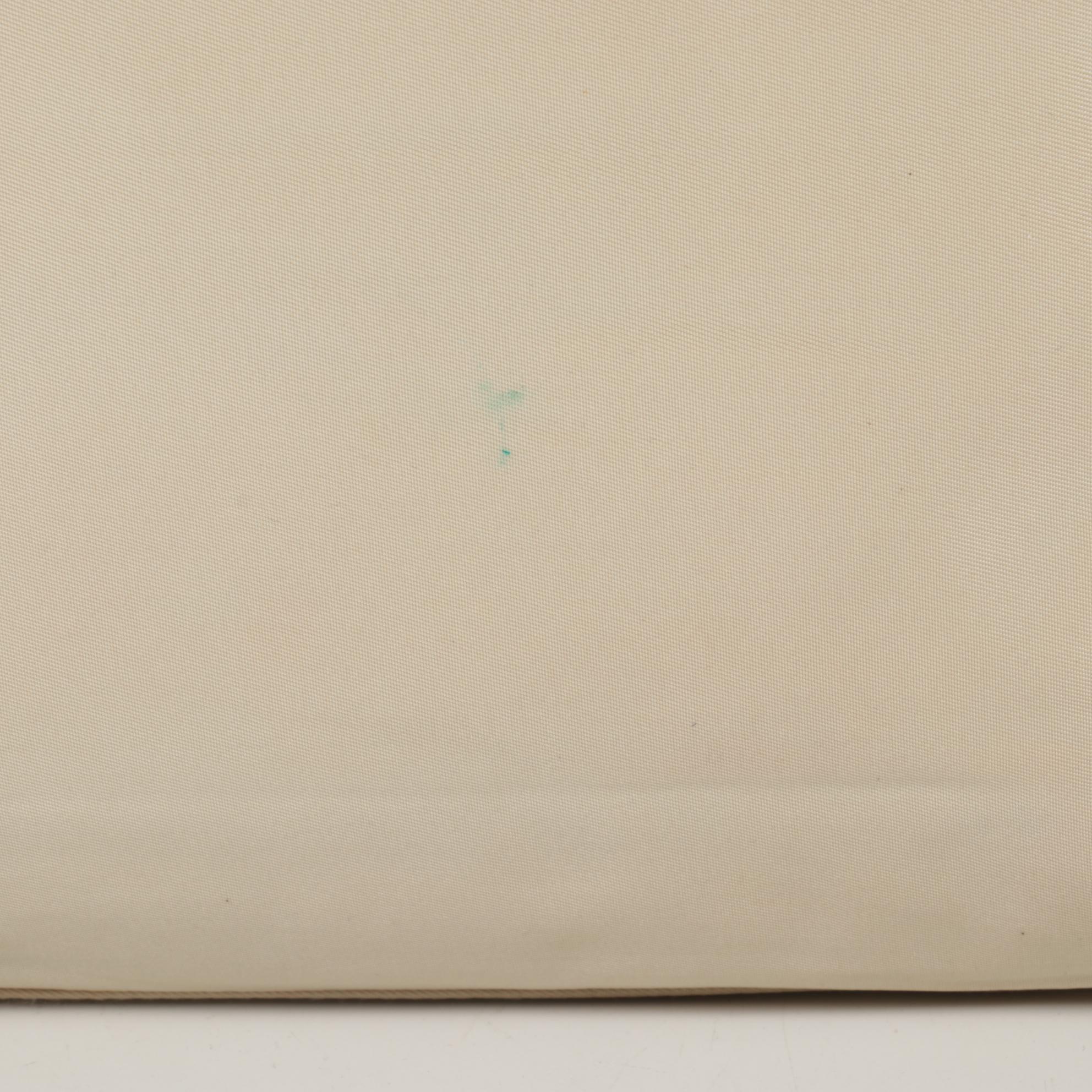 Prada Olive Nylon Zip Shoulder Tote