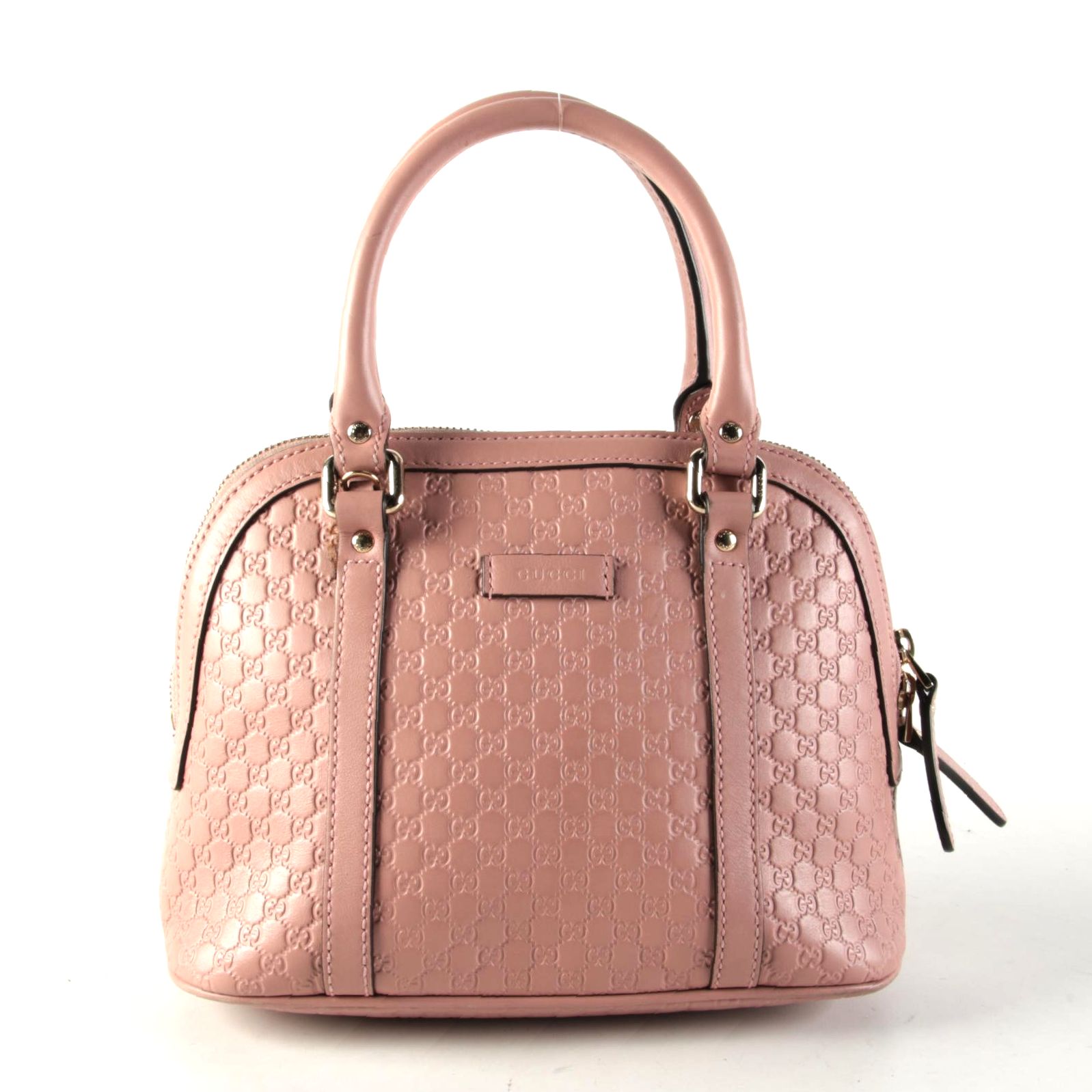 Gucci GG Microguccissima Mini Dome Satchel in Blush Leather