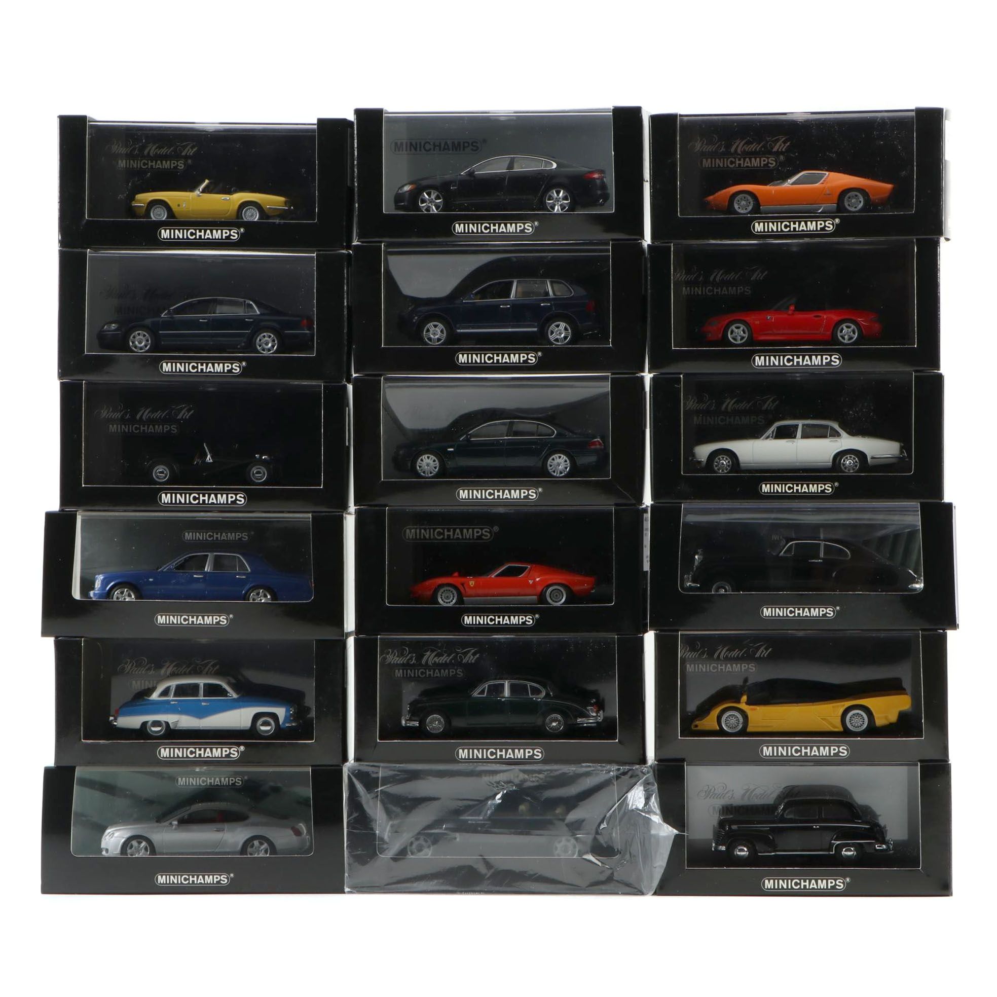Minichamps Limited Edition Model Cars, Including Bentley, Lamborghini, and More