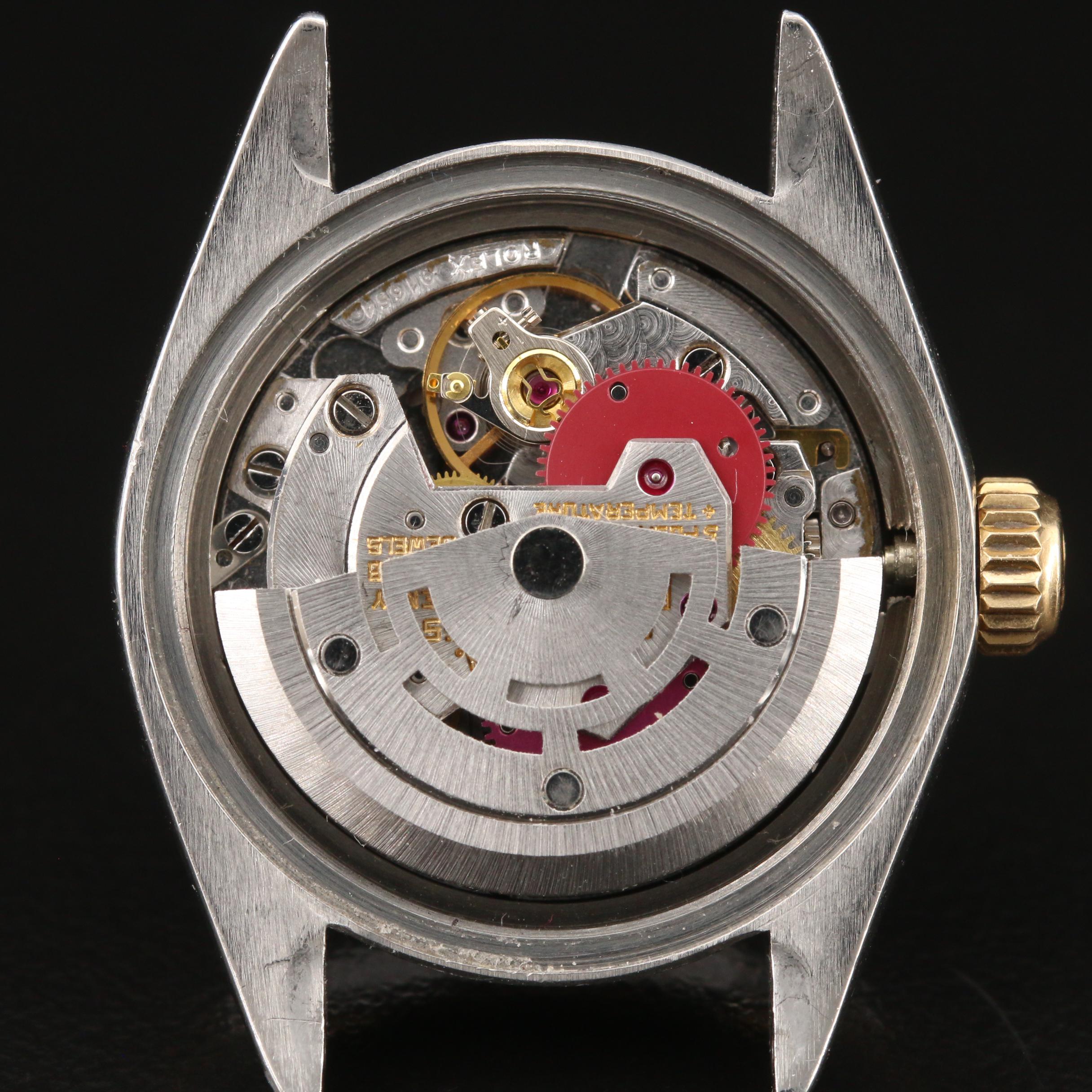 1979 Rolex Oyster Perpetual Date 14K Gold and Stainless Steel Watch