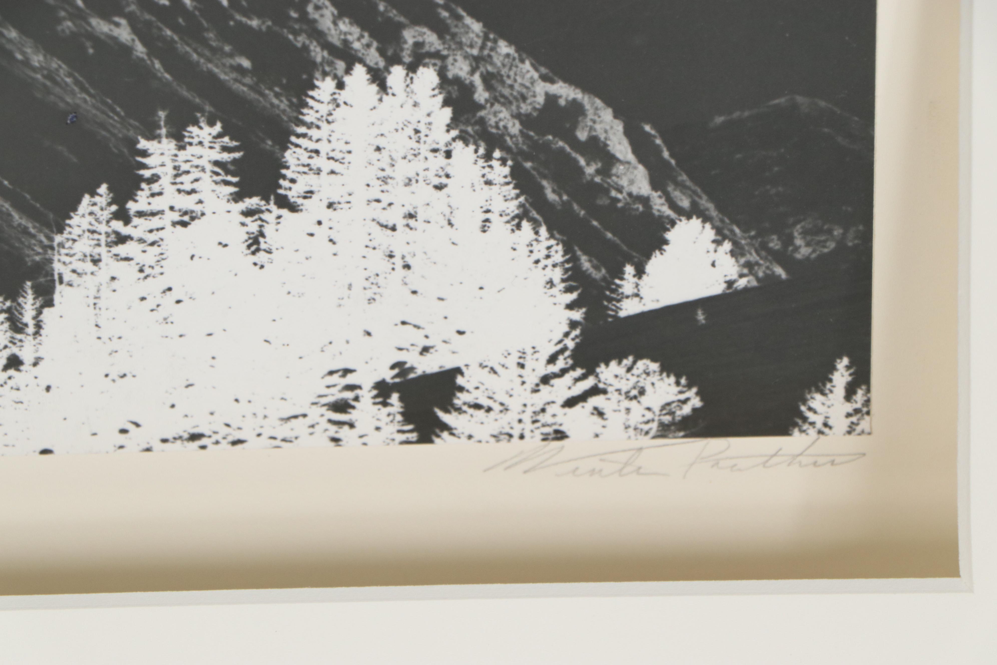 Winter Prather Silver Gelatin Photograph "Tennessee Pass" and Photography Book