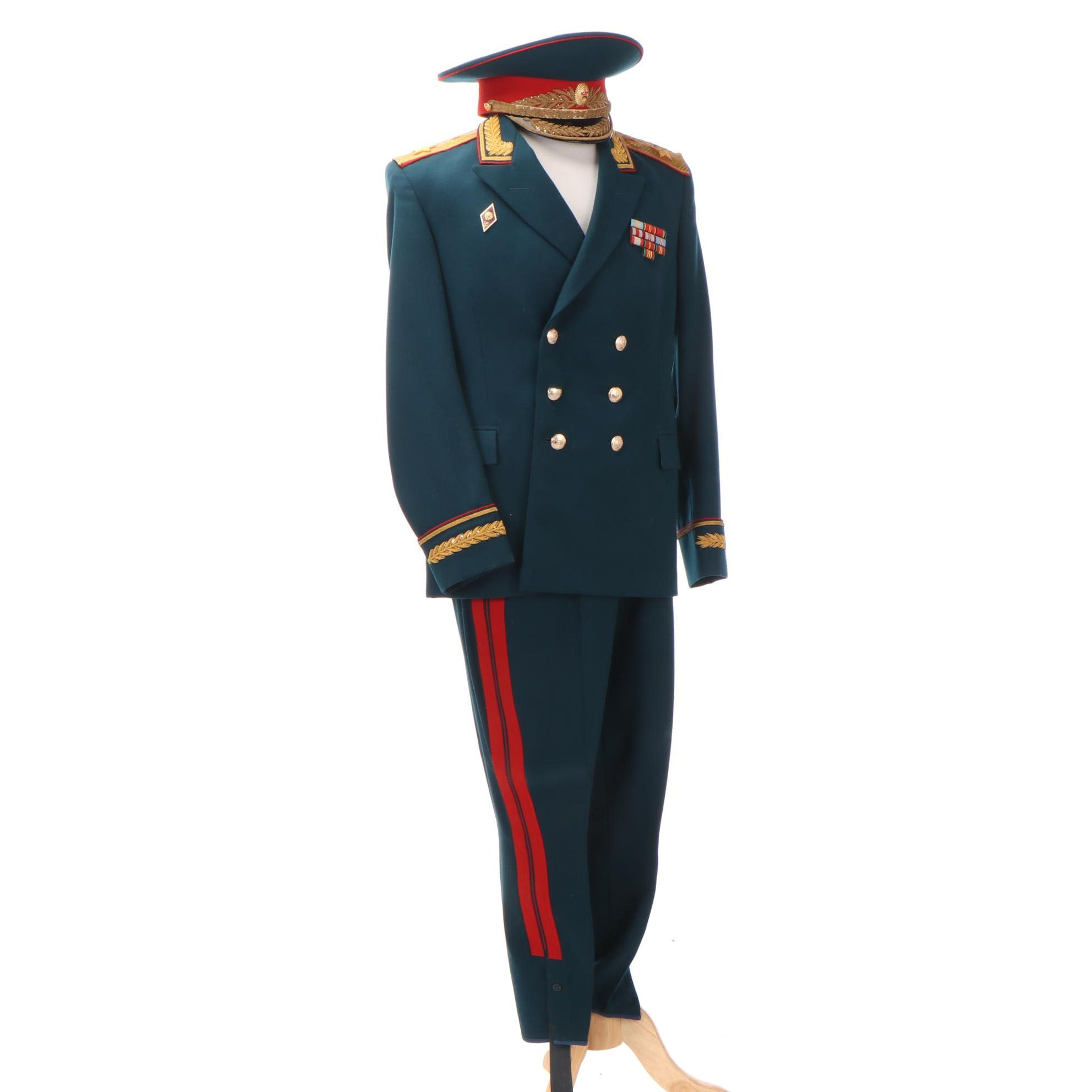 Soviet Union Parade Dress Military Uniform, Late 20th Century