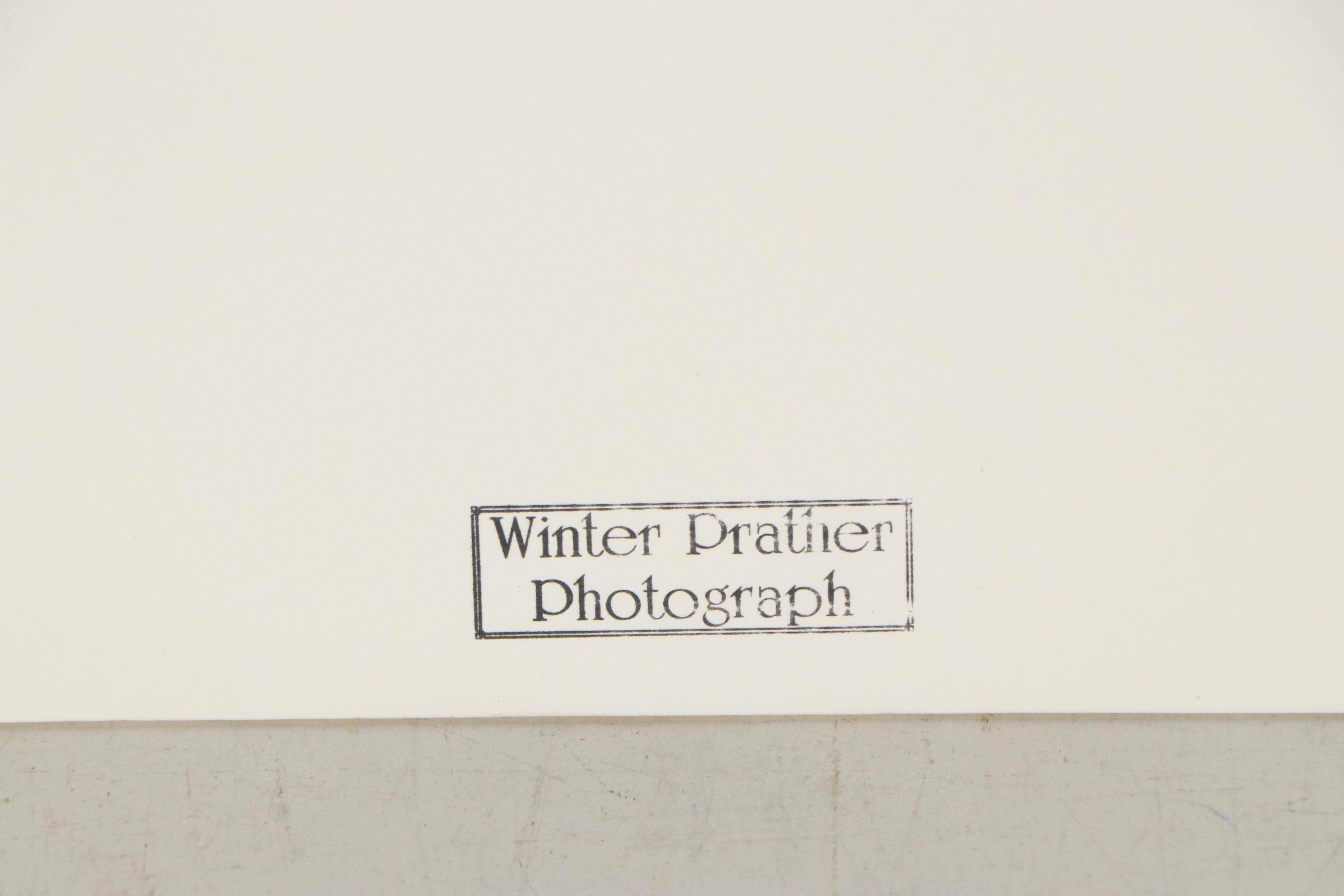 Winter Phillips Prather Silver Gelatin Photograph, 1961 and Photography Book