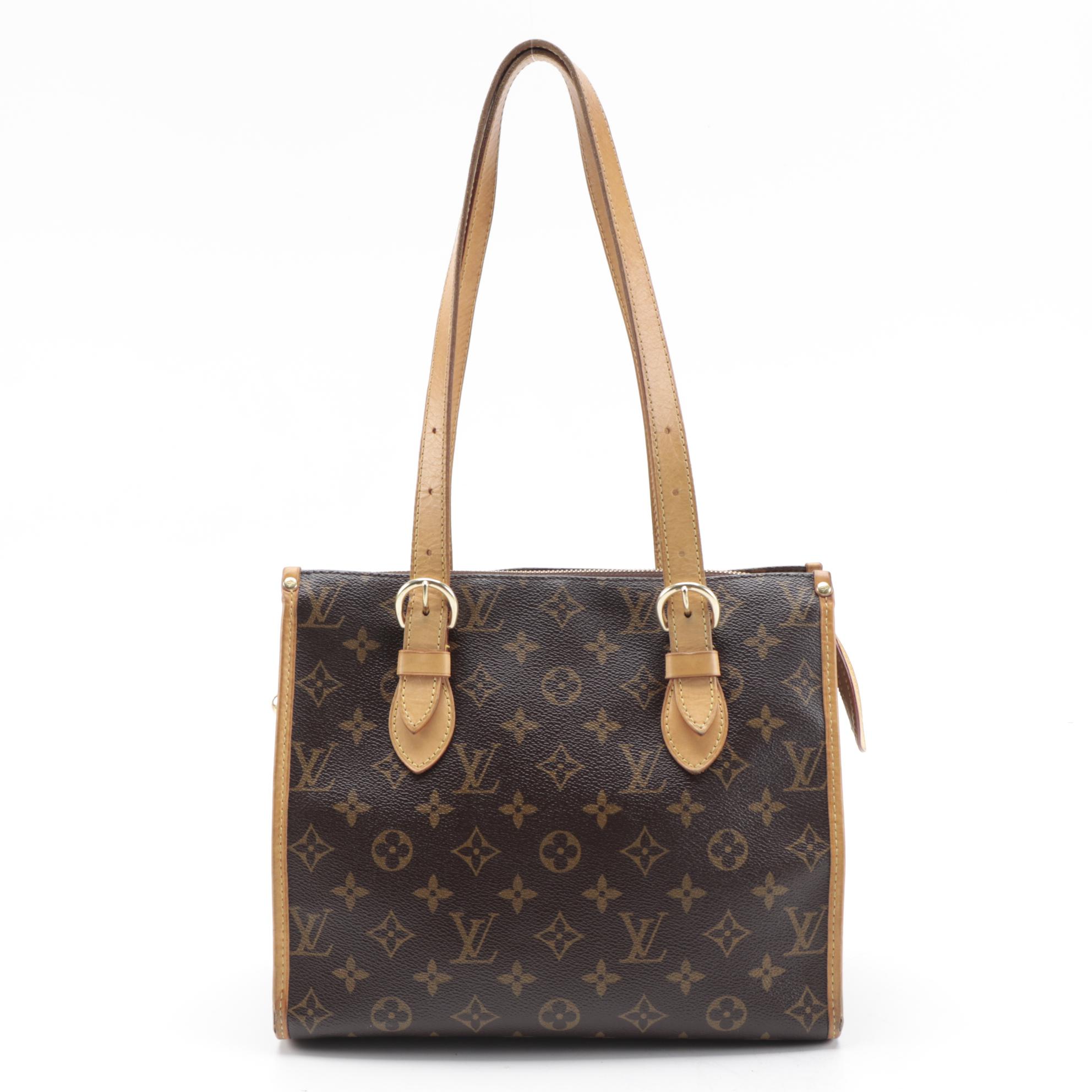 Louis Vuitton Popincourt Haut Bag in Monogram Canvas and Vachetta Leather Trim