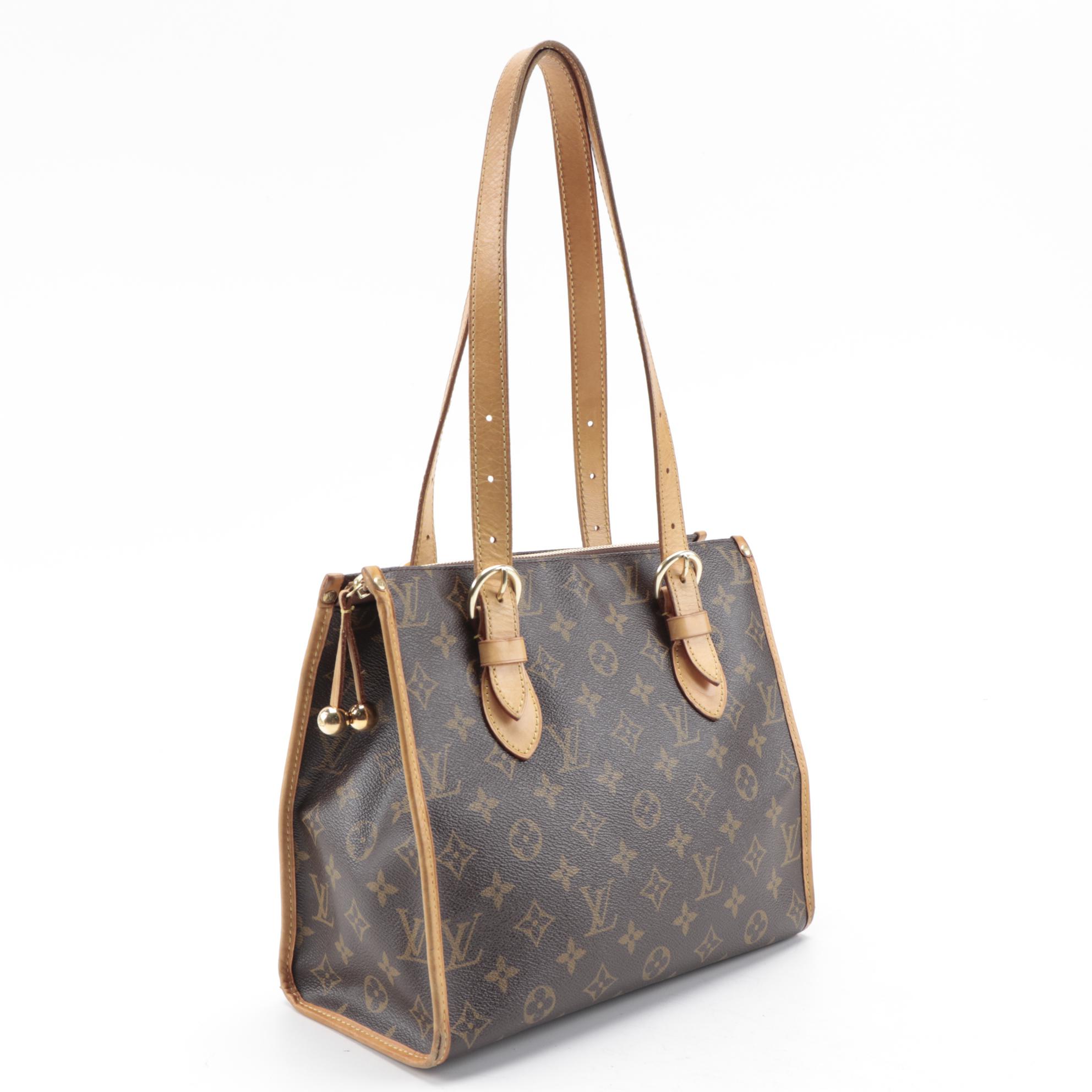 Louis Vuitton Popincourt Haut Bag in Monogram Canvas and Vachetta Leather Trim