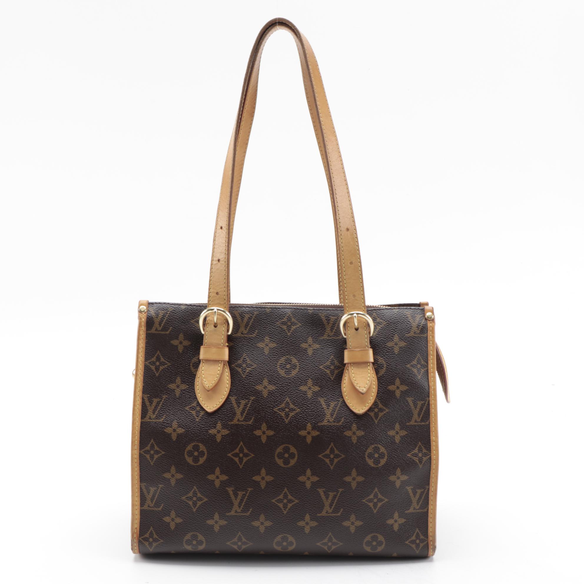 Louis Vuitton Popincourt Haut Bag in Monogram Canvas and Vachetta Leather Trim