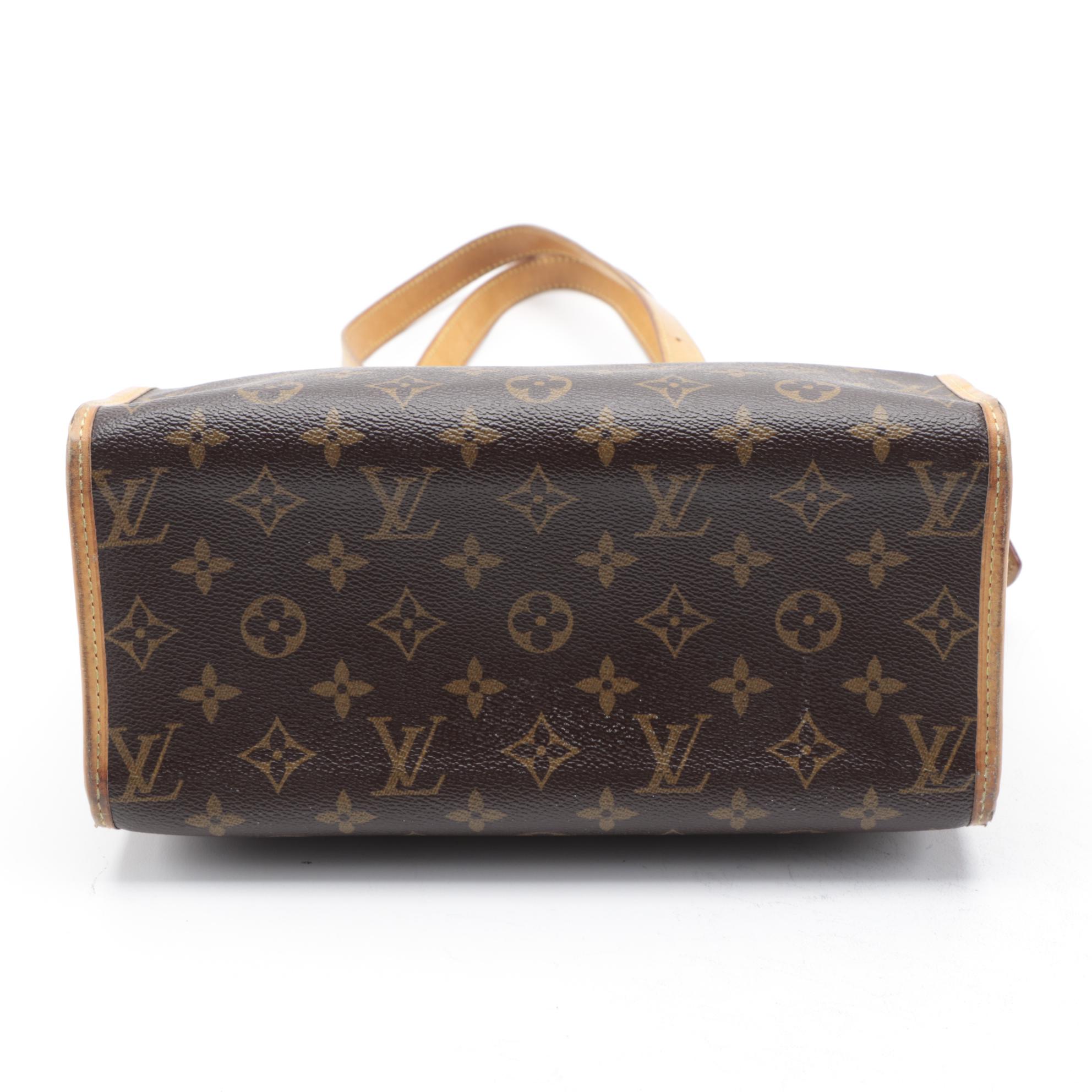 Louis Vuitton Popincourt Haut Bag in Monogram Canvas and Vachetta Leather Trim