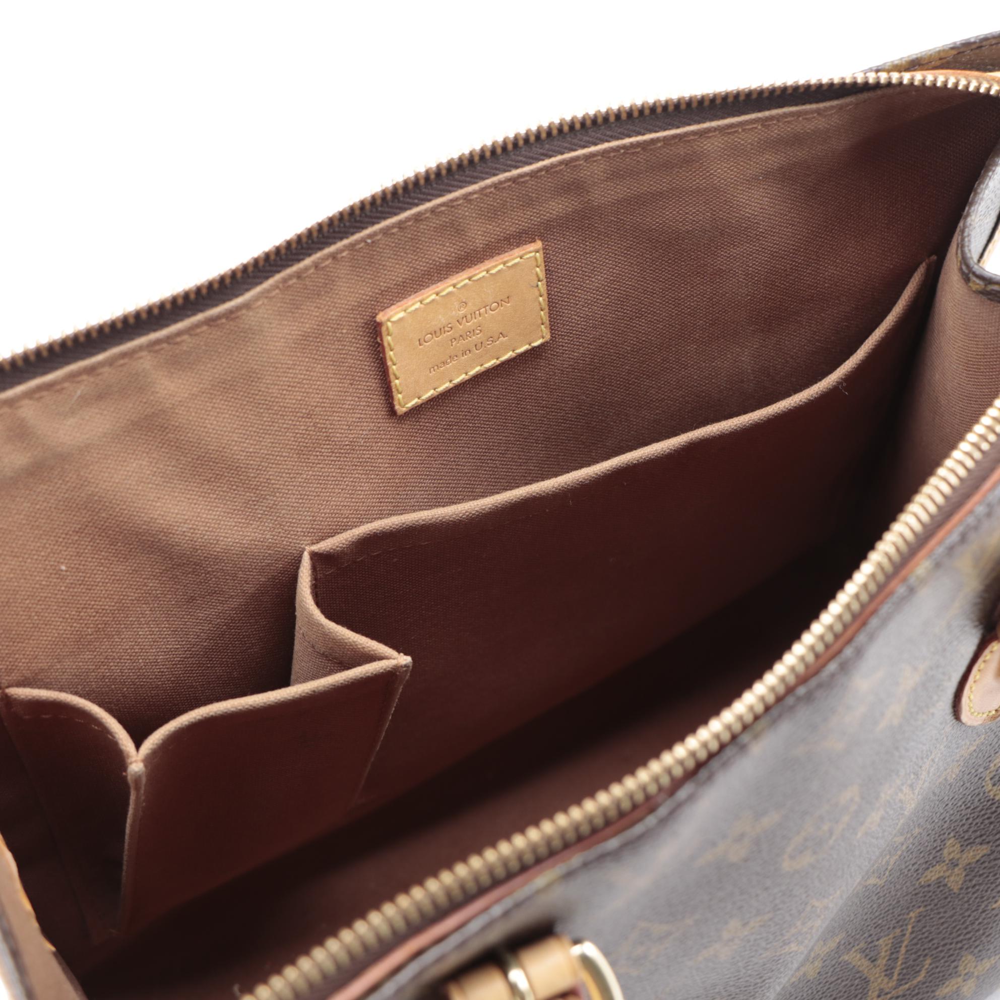 Louis Vuitton Popincourt Haut Bag in Monogram Canvas and Vachetta Leather Trim