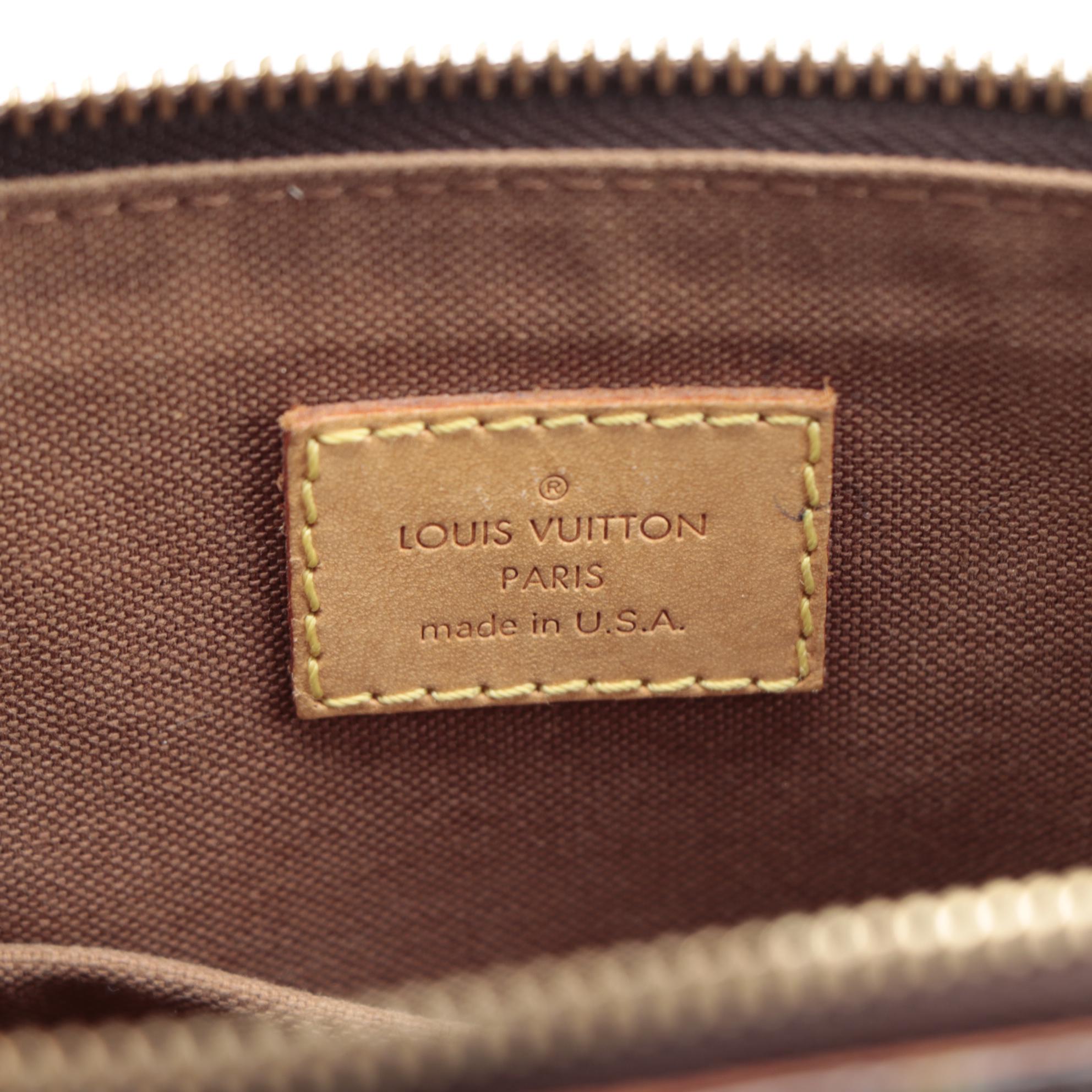 Louis Vuitton Popincourt Haut Bag in Monogram Canvas and Vachetta Leather Trim
