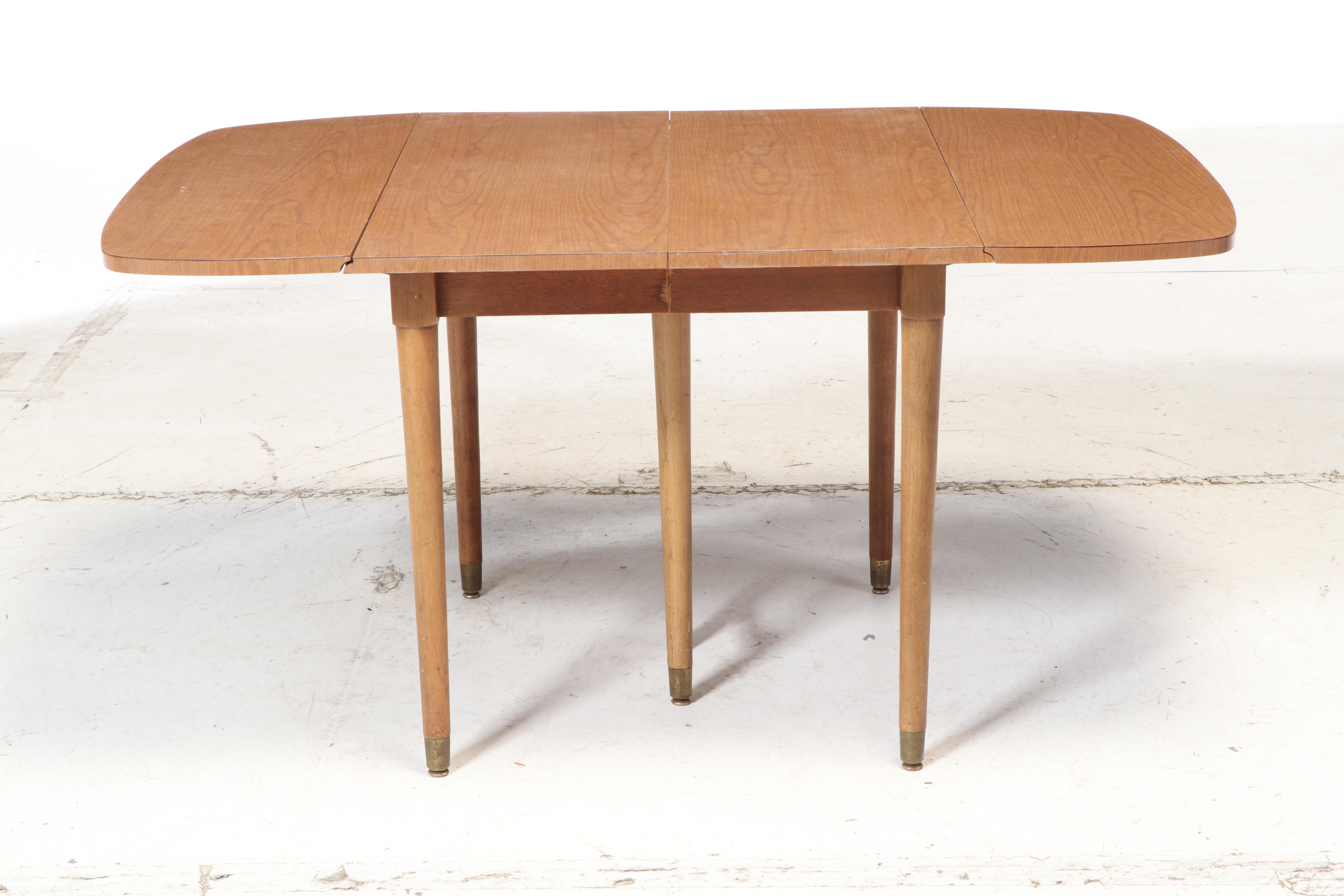 Drexel "Biscayne" Mid Century Modern Laminate Top Table with Side Chairs