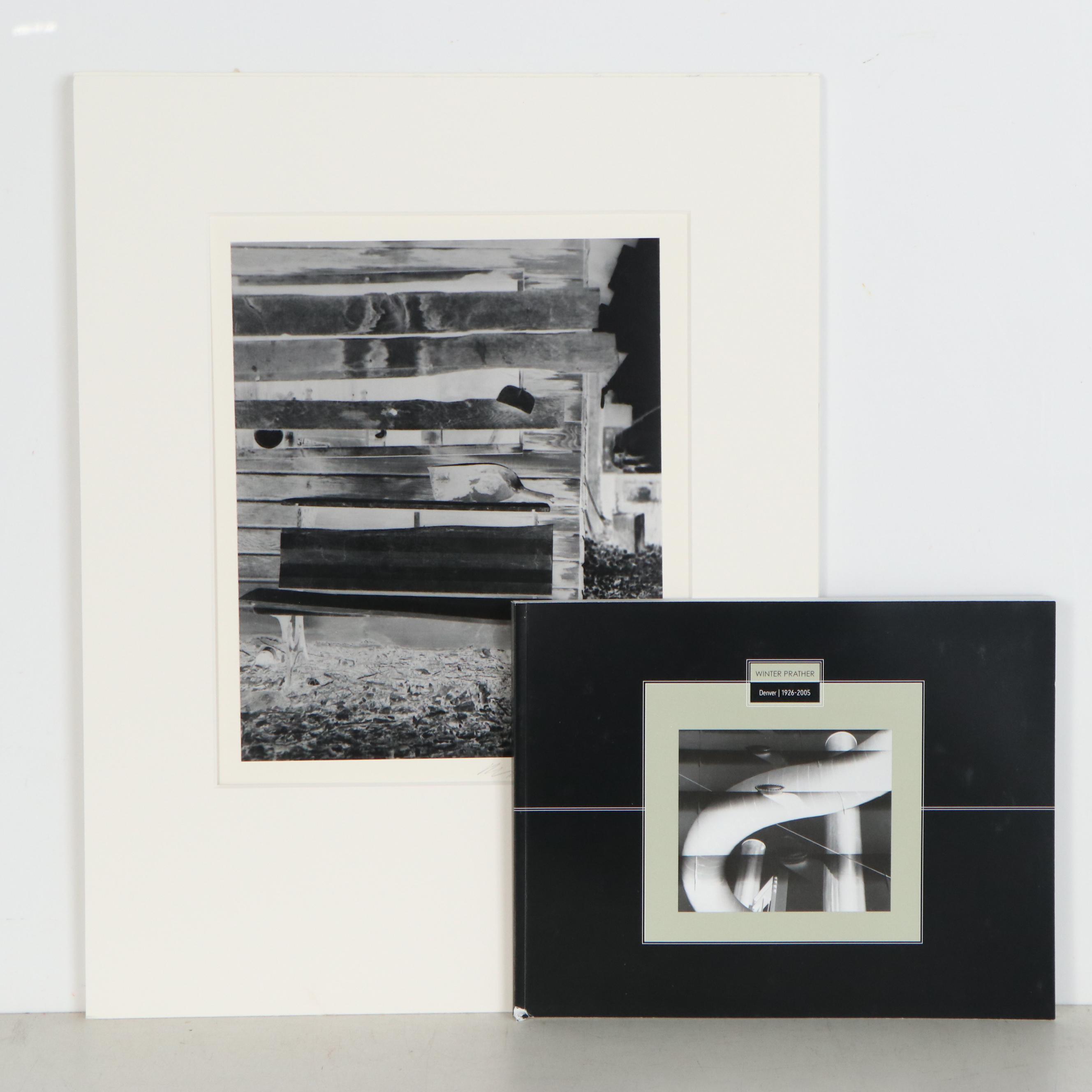 Winter Phillips Prather Inverted Silver Gelatin Photograph and Photography Book