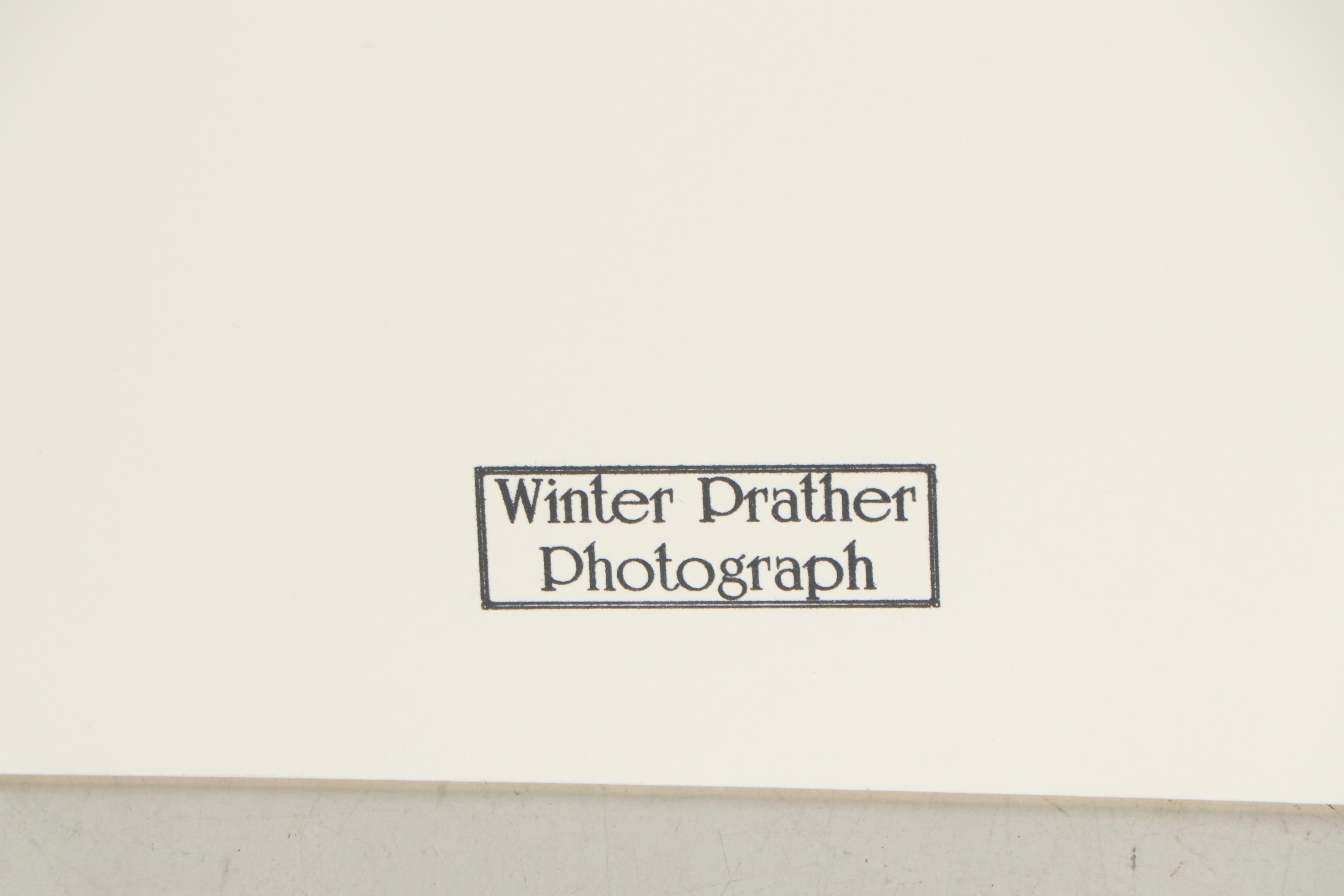 Winter Phillips Prather Inverted Silver Gelatin Photograph and Photography Book
