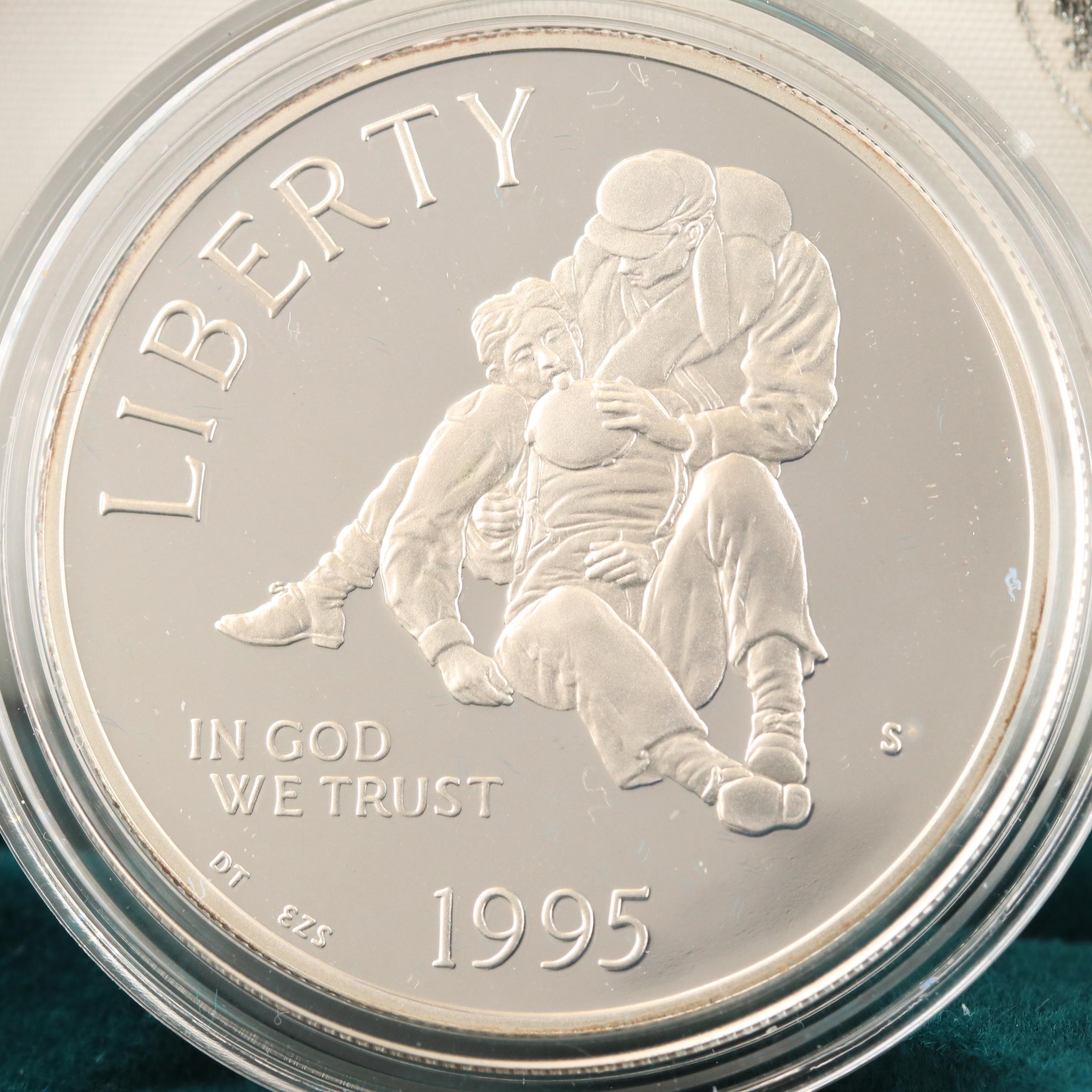 1995 2-Coin Civil War Battlefield Commemorative Coin Set