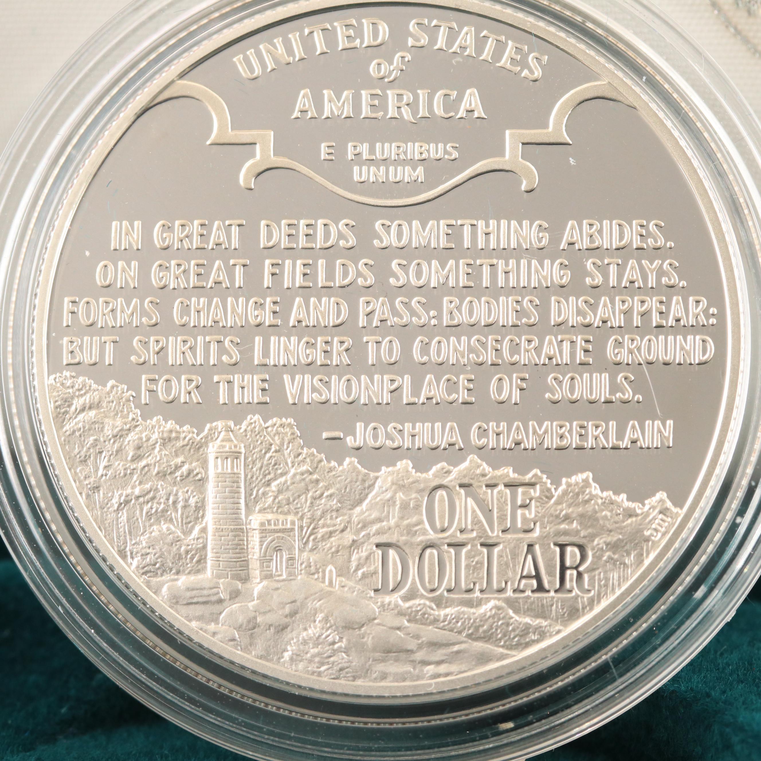 1995 2-Coin Civil War Battlefield Commemorative Coin Set