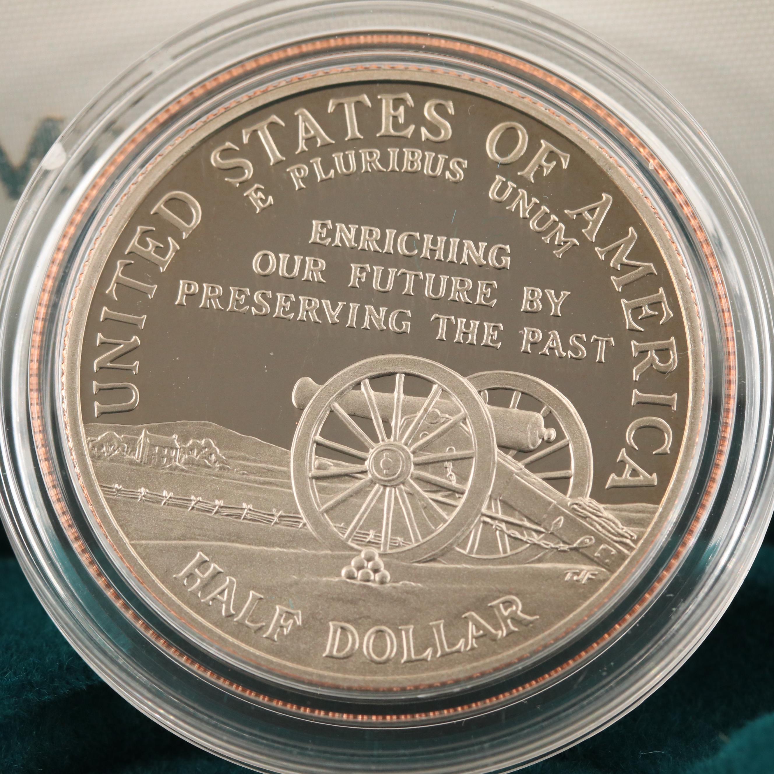 1995 2-Coin Civil War Battlefield Commemorative Coin Set
