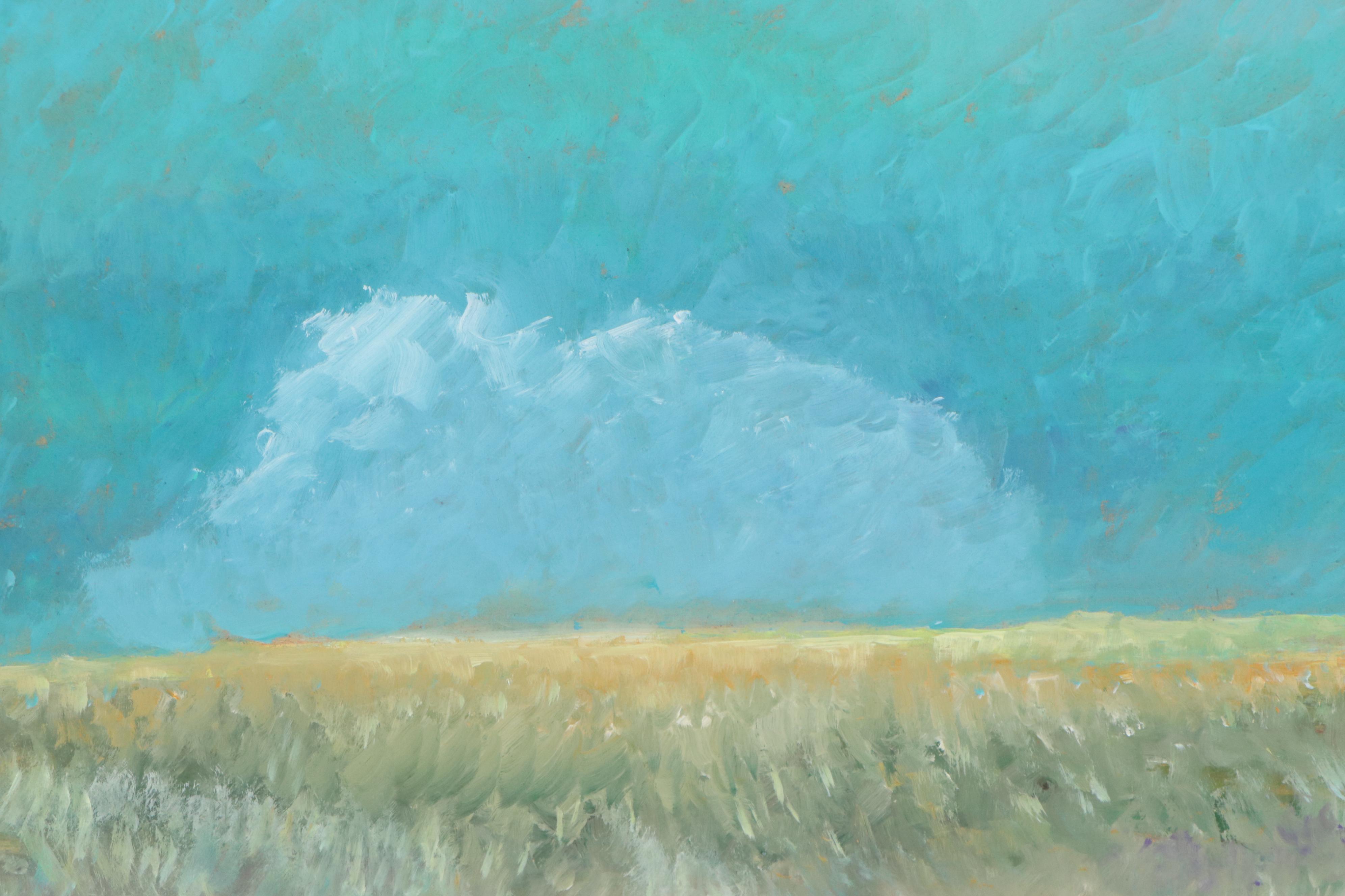 Robert Riddle Baker Acrylic Painting "Harvest Cloud"