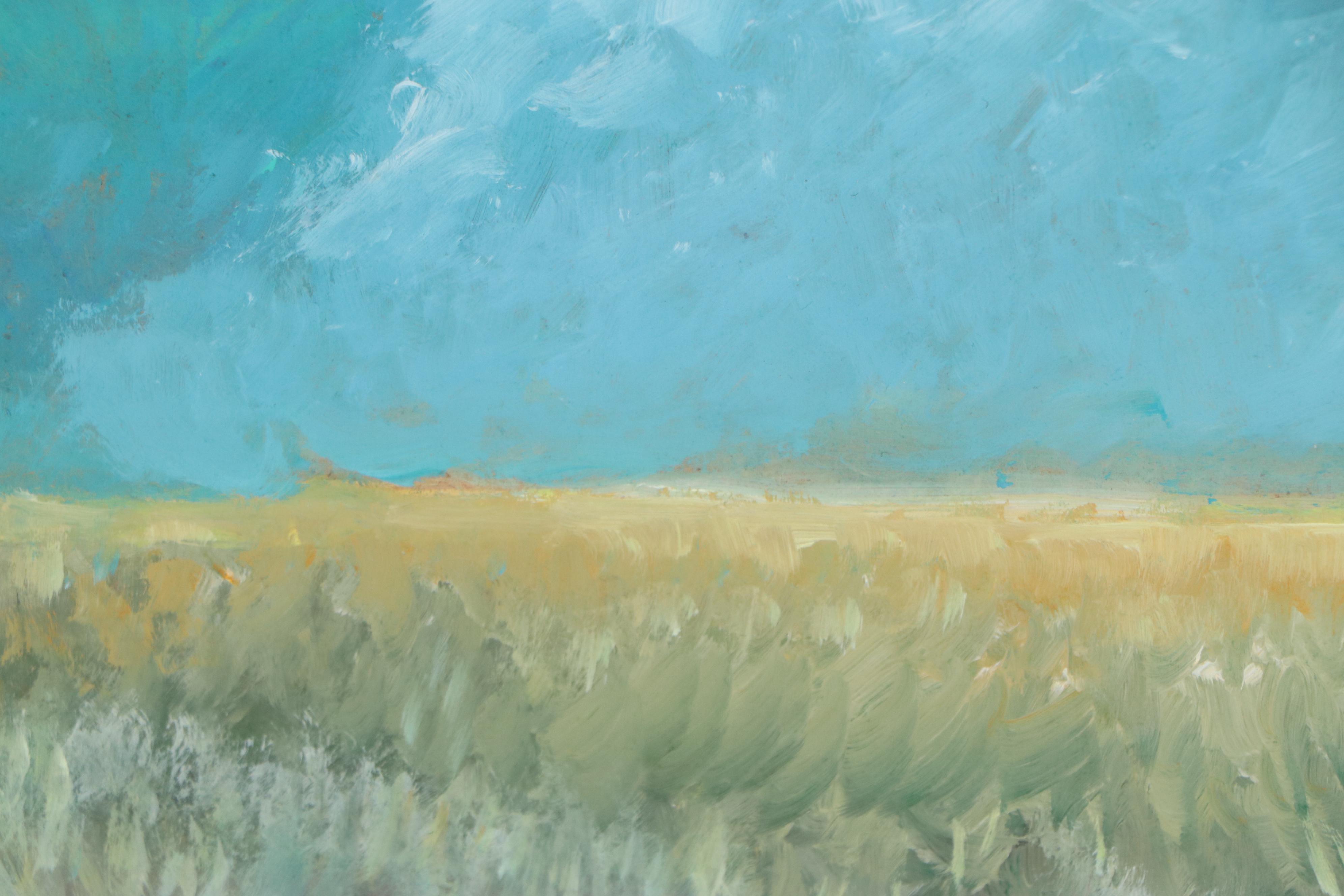 Robert Riddle Baker Acrylic Painting "Harvest Cloud"