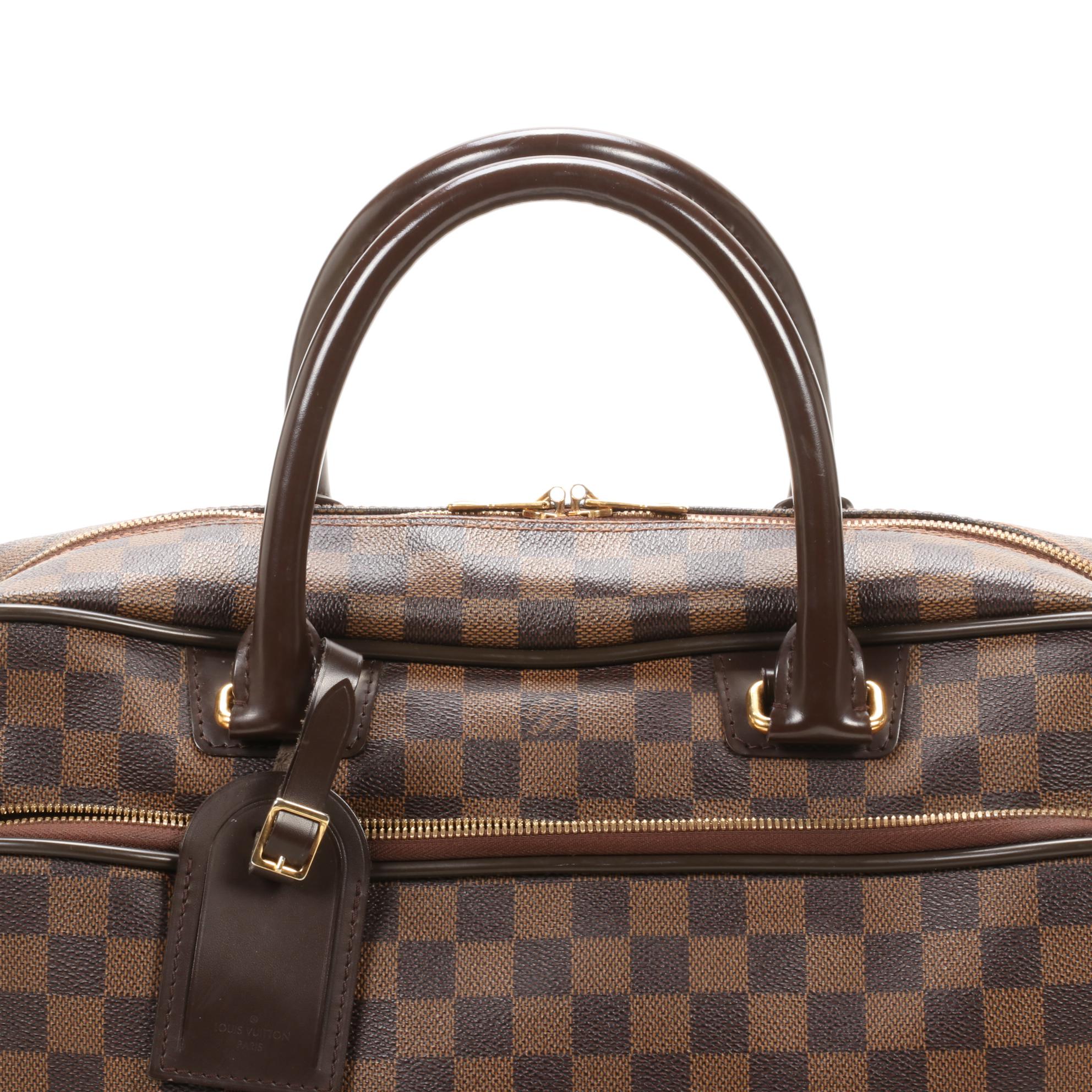Louis Vuitton Icare Travel Bag in Damier Ebene Canvas and Smooth Leather