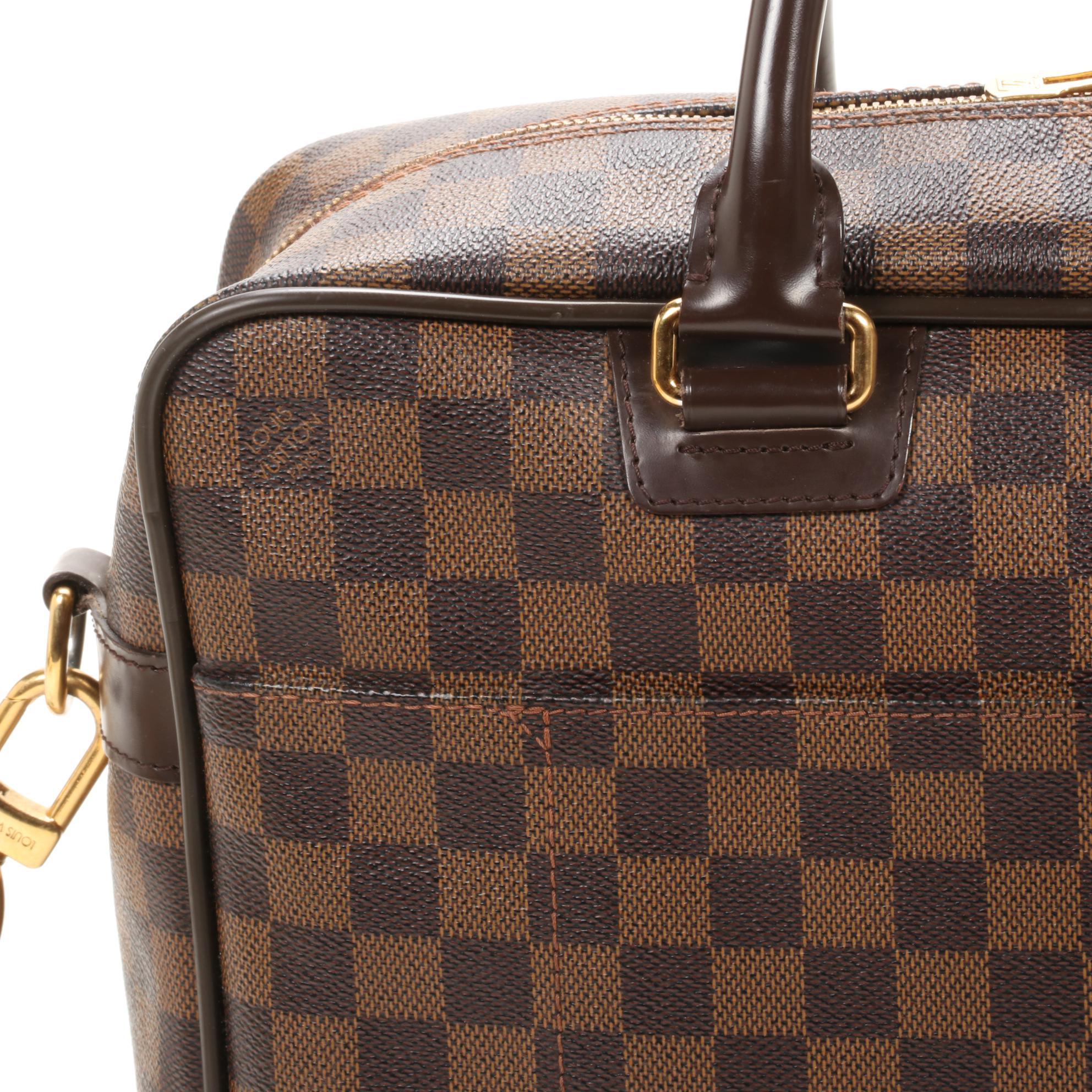 Louis Vuitton Icare Travel Bag in Damier Ebene Canvas and Smooth Leather