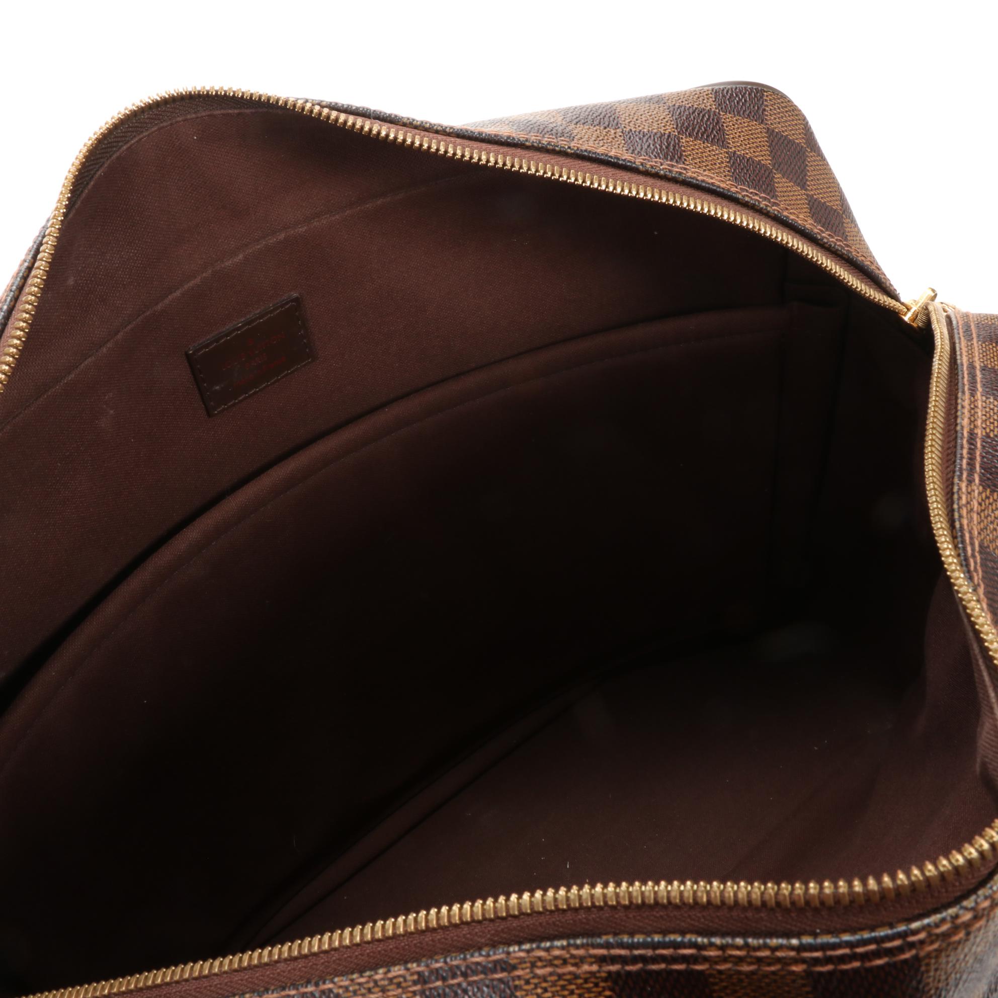 Louis Vuitton Icare Travel Bag in Damier Ebene Canvas and Smooth Leather