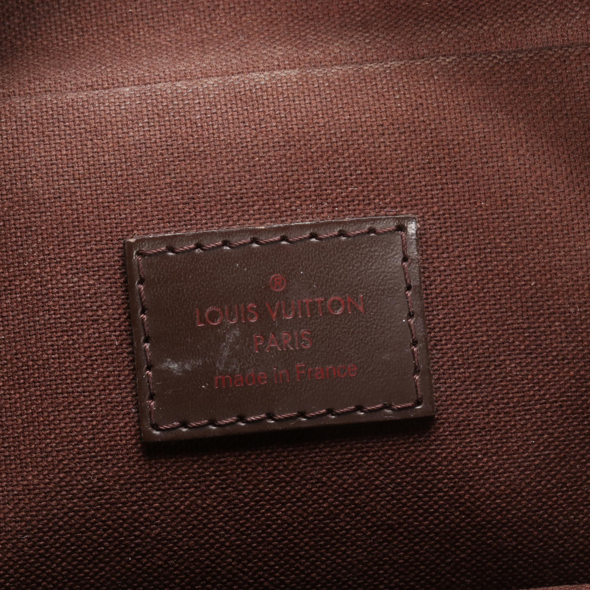 Louis Vuitton Icare Travel Bag in Damier Ebene Canvas and Smooth Leather