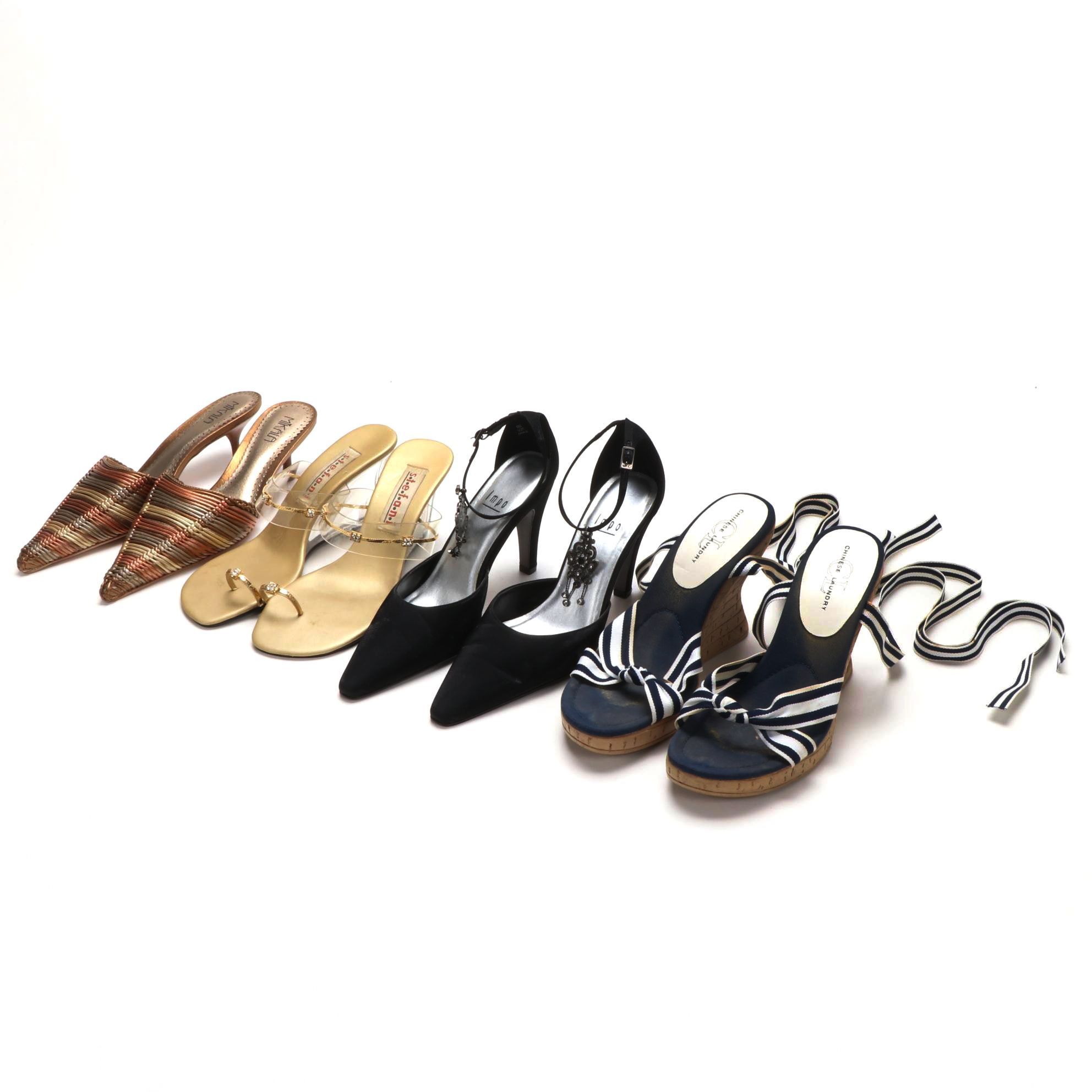 High Heeled Shoes Featuring Mikala, Stefani and More