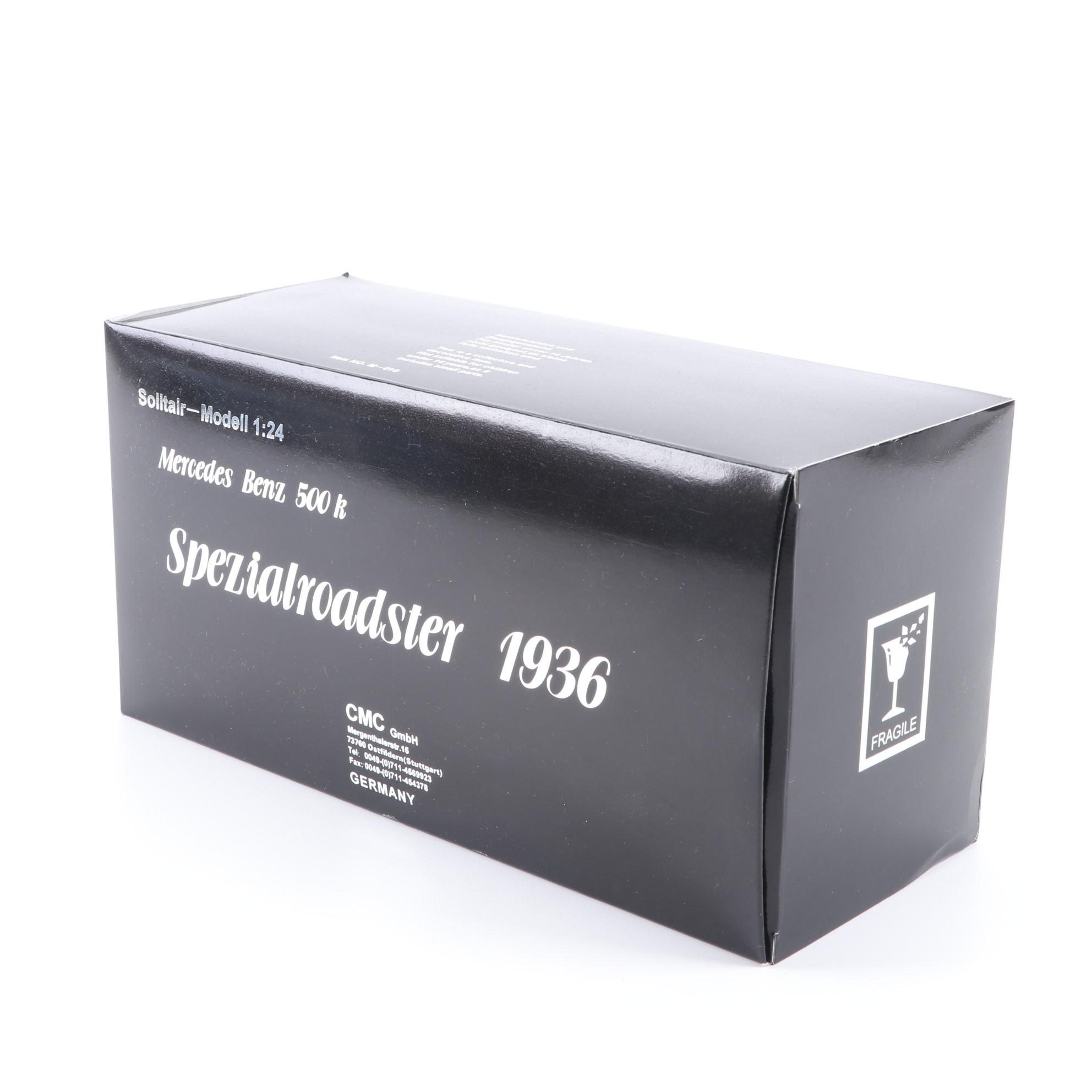 CMC 1936 Mercedes-Benz 500K "Spezialroadster" 1:24 Scale Model Car