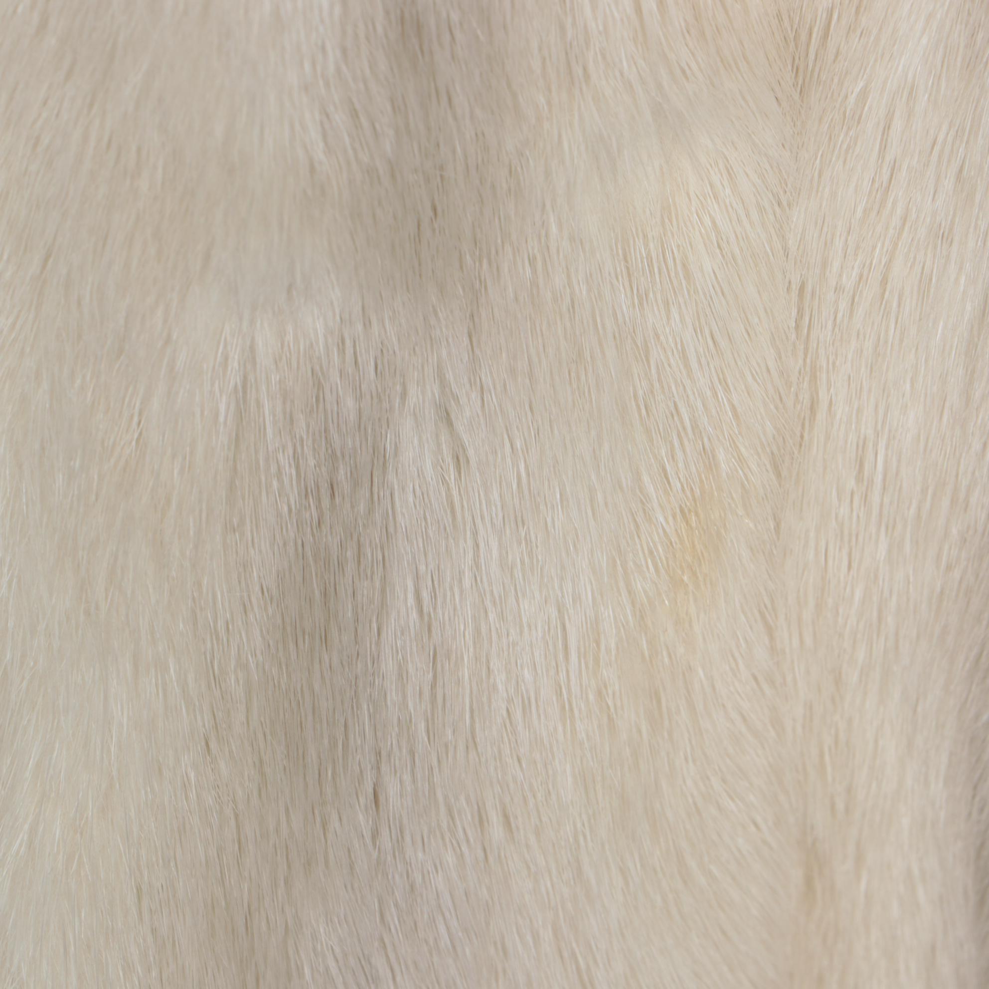 Mink Fur Stroller Coat with Shawl Collar from Clearfield Furs