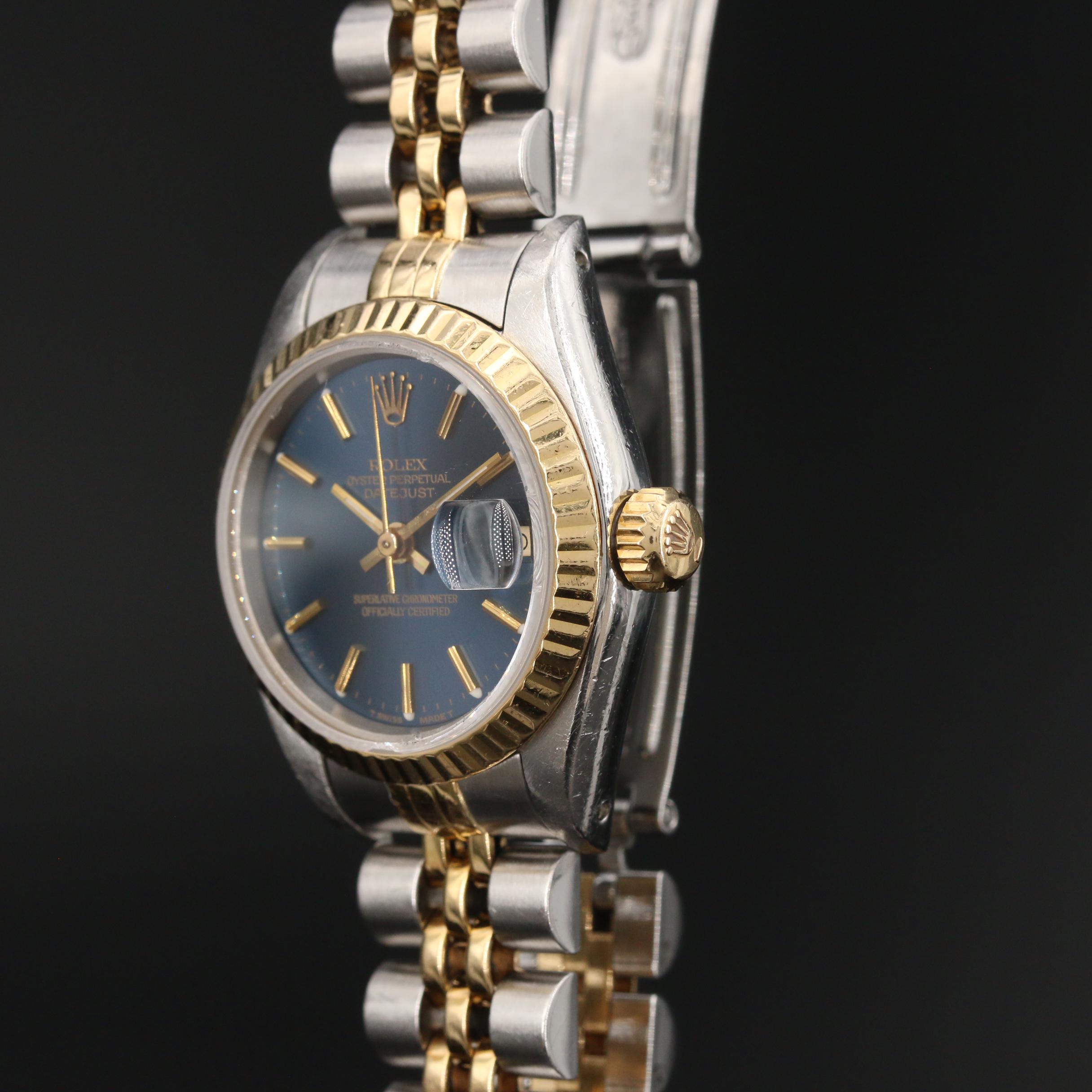 1991 Rolex Datejust 18K Gold and Stainless Steel Automatic Watch