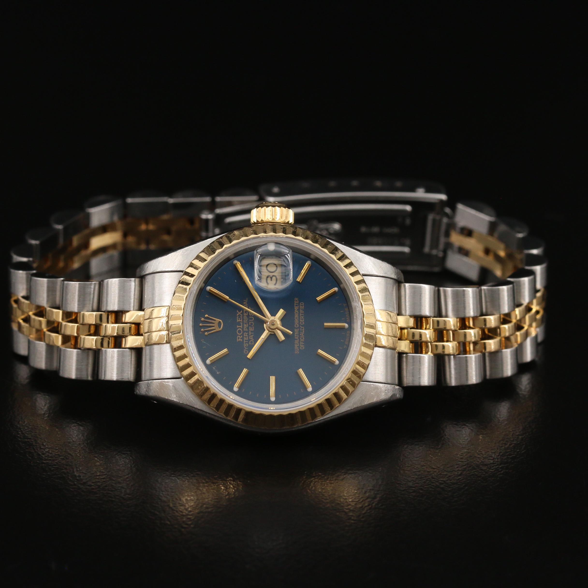 1991 Rolex Datejust 18K Gold and Stainless Steel Automatic Watch