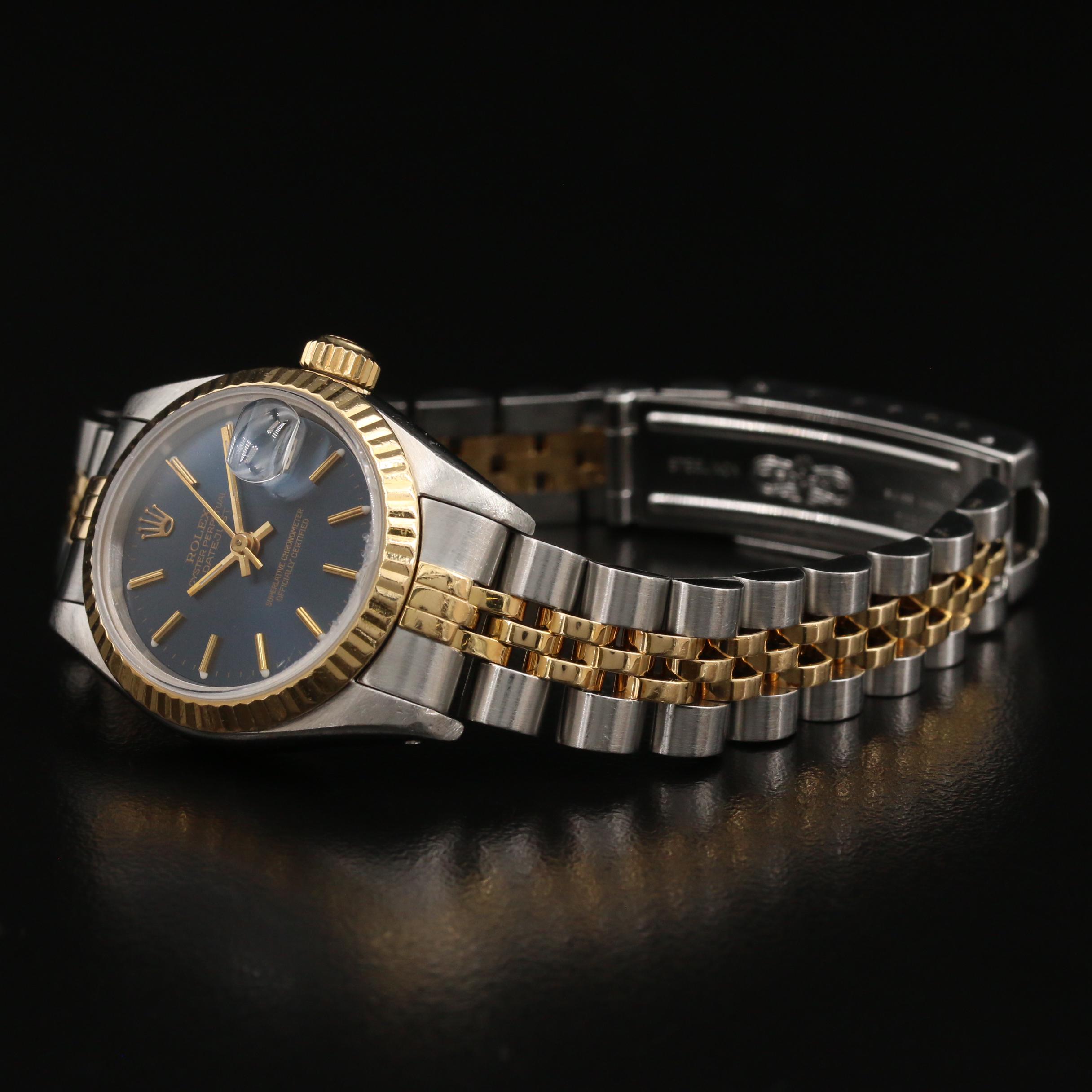 1991 Rolex Datejust 18K Gold and Stainless Steel Automatic Watch