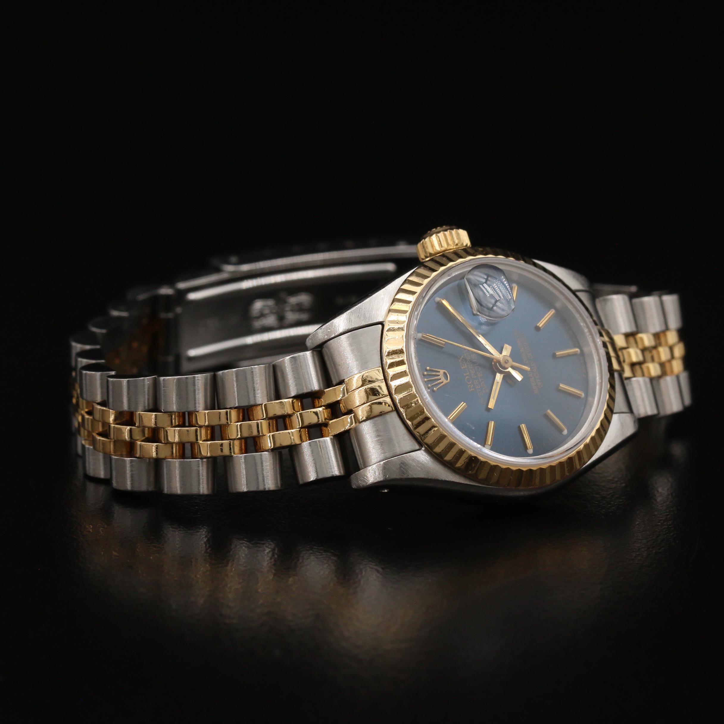 1991 Rolex Datejust 18K Gold and Stainless Steel Automatic Watch