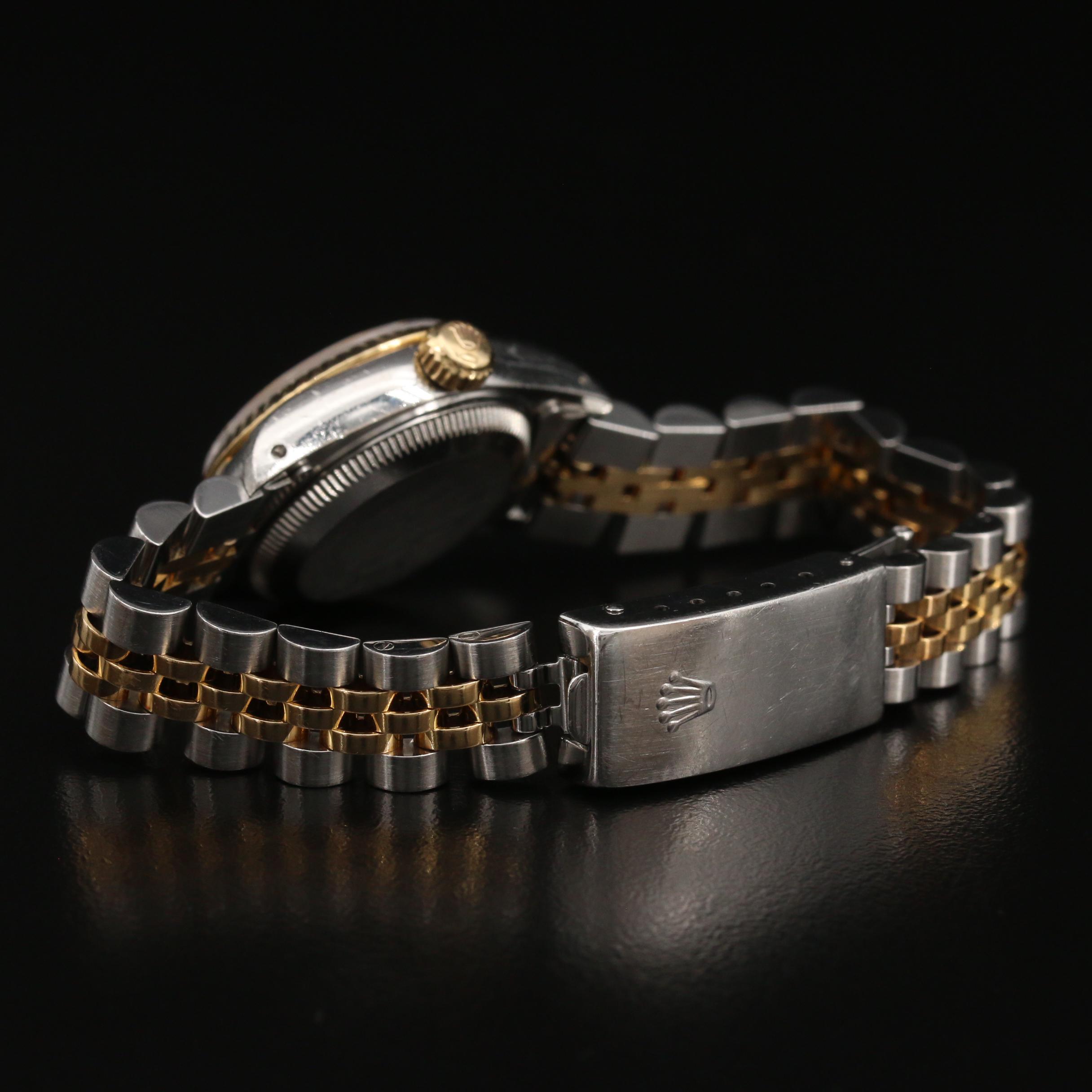 1991 Rolex Datejust 18K Gold and Stainless Steel Automatic Watch